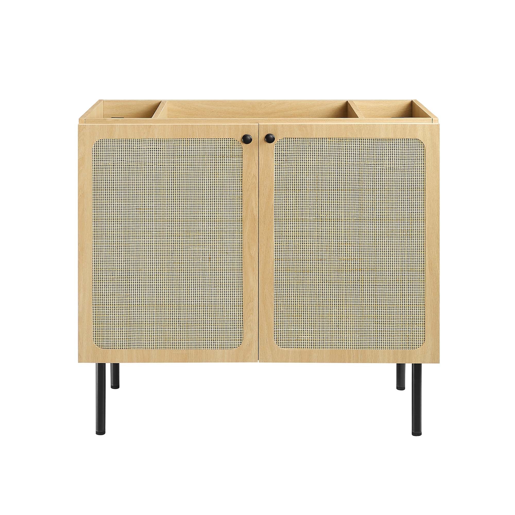 Chaucer Bathroom Vanity with Black Basin Included by Modway