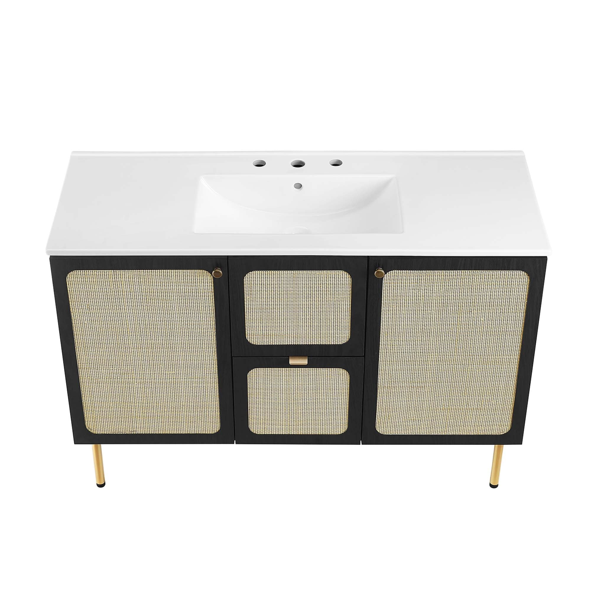 Chaucer 48" Bathroom Vanity with White Basin Included by Modway