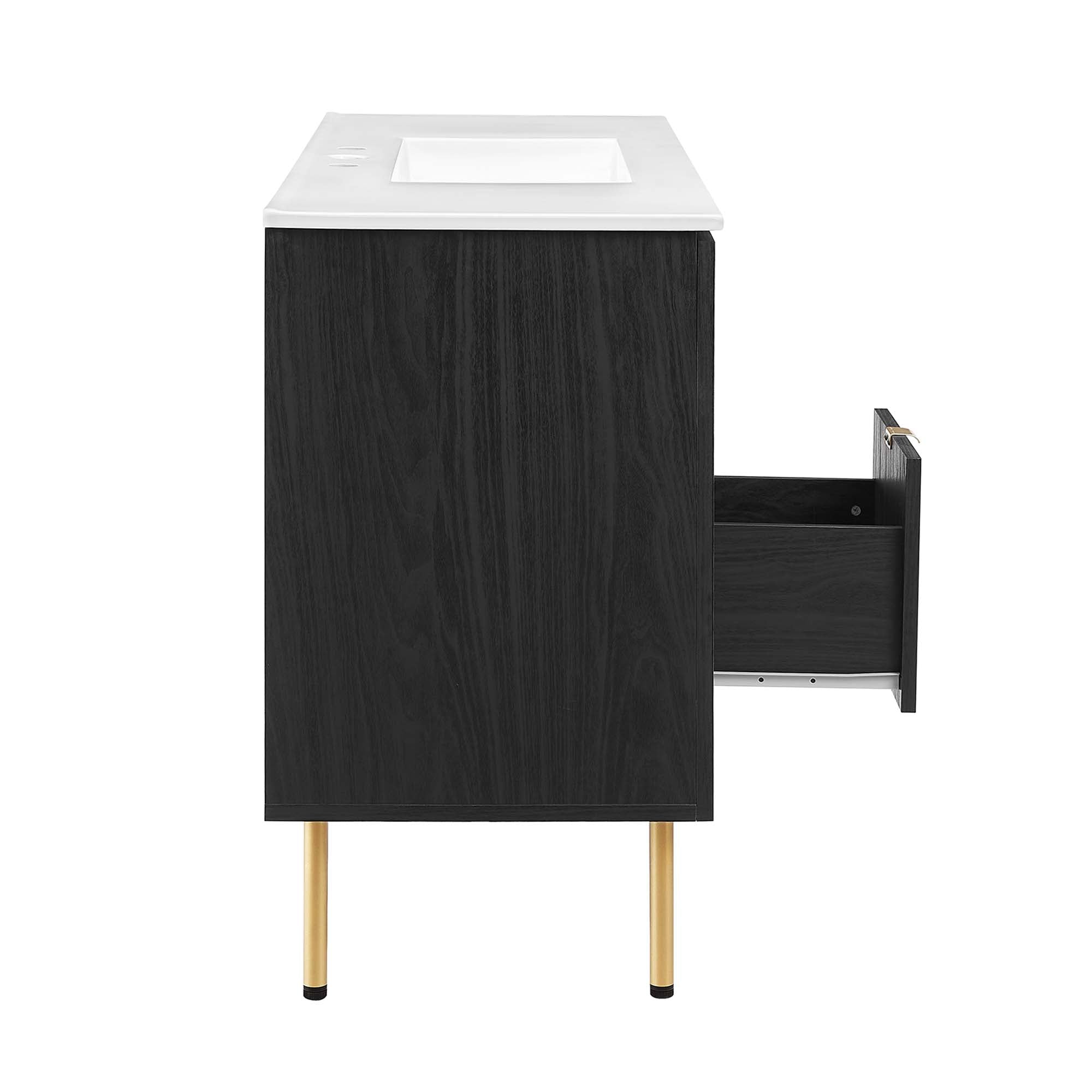 Chaucer 48" Bathroom Vanity with White Basin Included by Modway