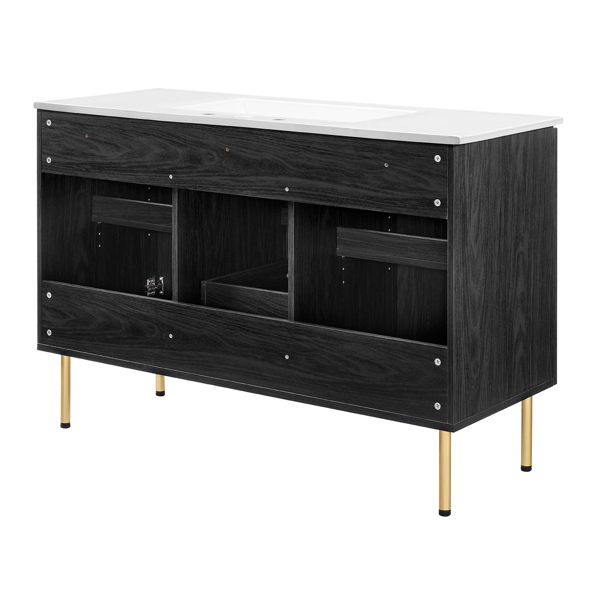 Chaucer 48" Bathroom Vanity with White Basin Included by Modway
