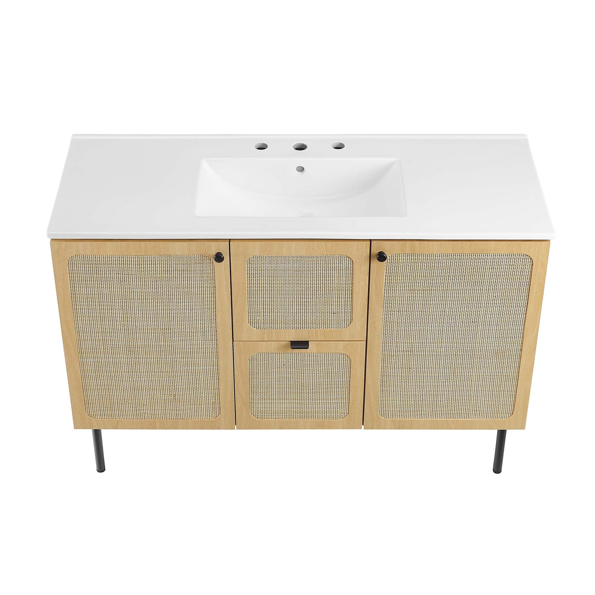 Chaucer 48" Bathroom Vanity with White Basin Included by Modway
