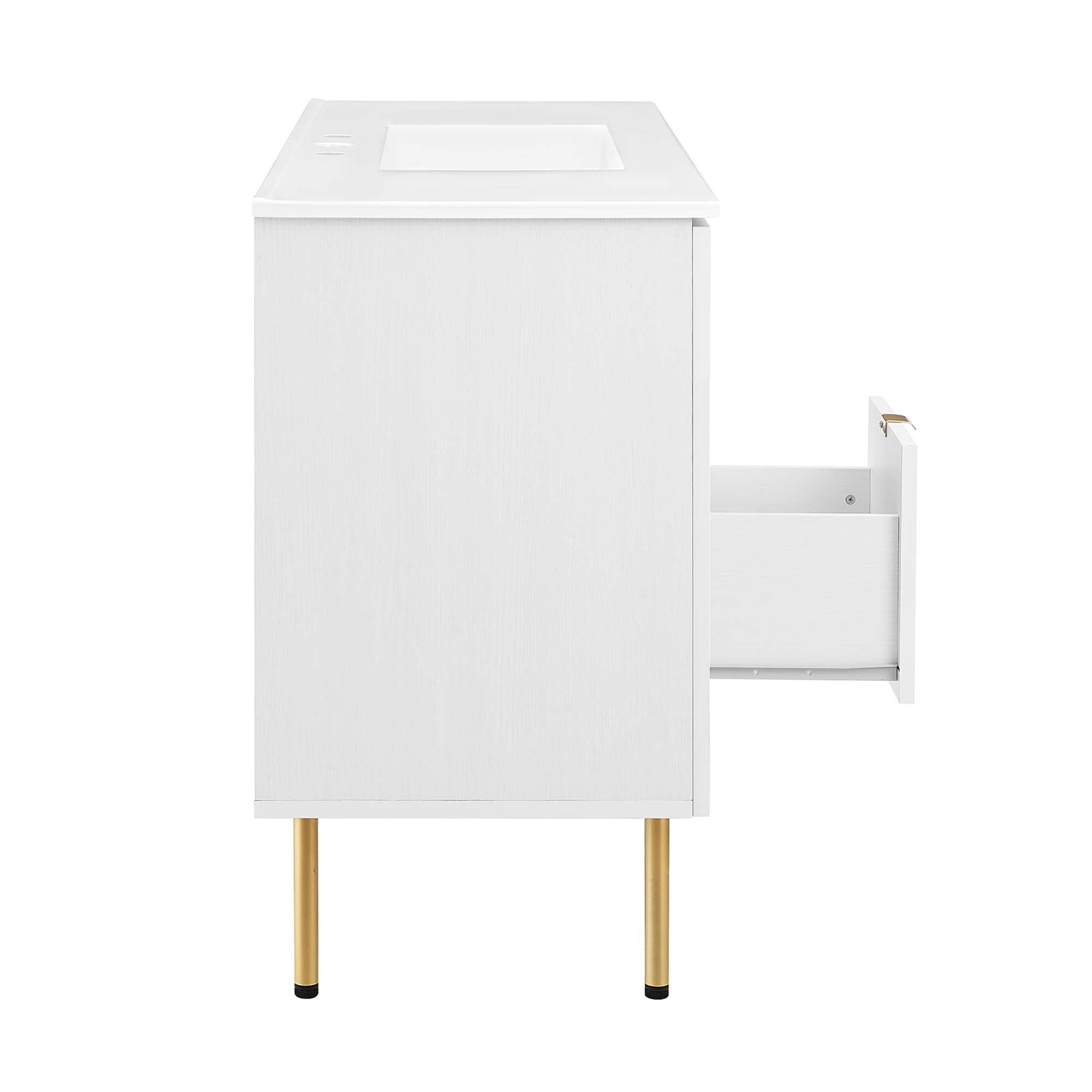 Chaucer 48" Bathroom Vanity with White Basin Included by Modway