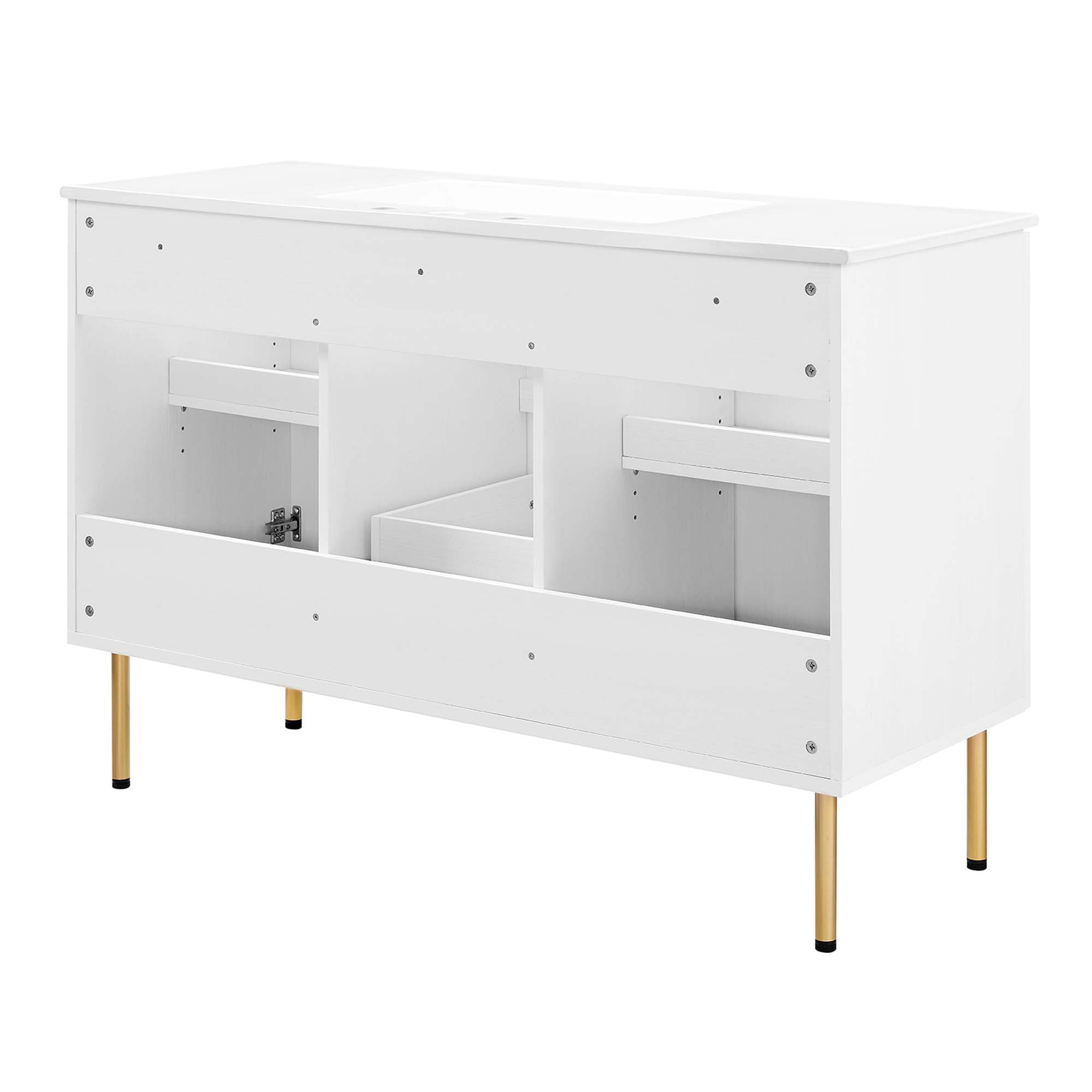 Chaucer 48" Bathroom Vanity with White Basin Included by Modway