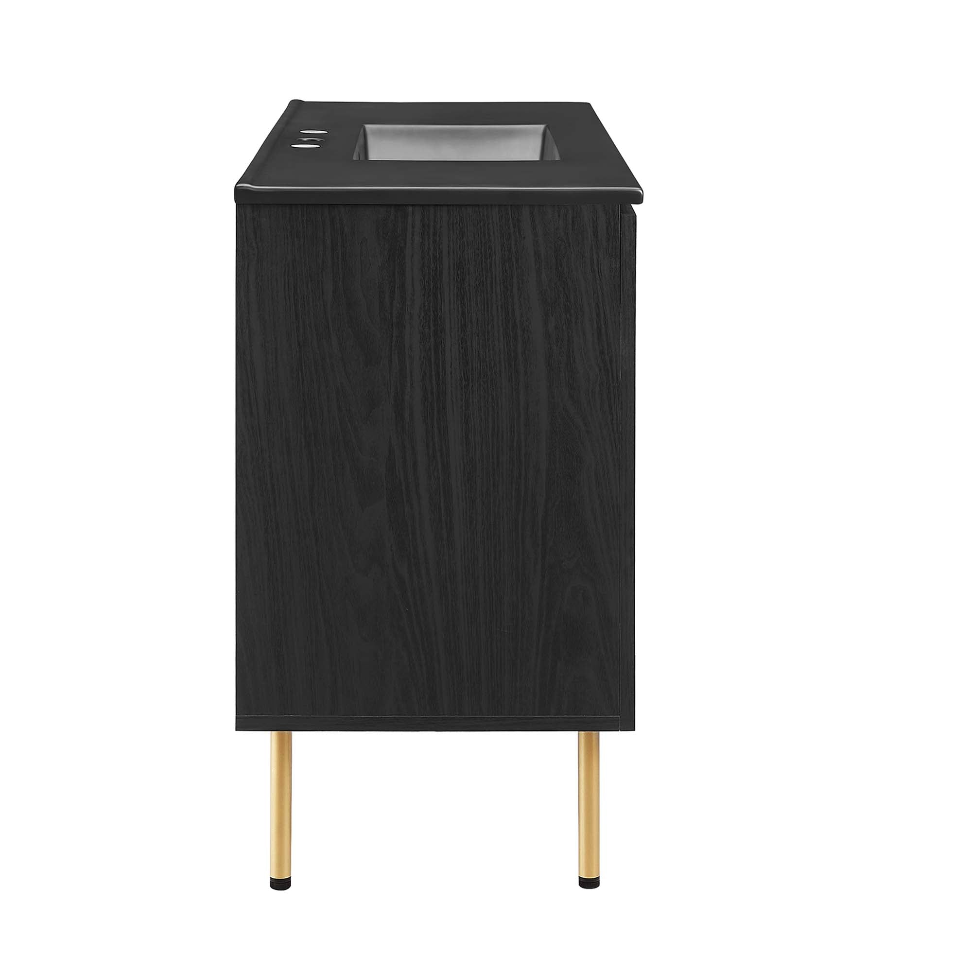 Chaucer Bathroom Vanity with Black Basin Included by Modway
