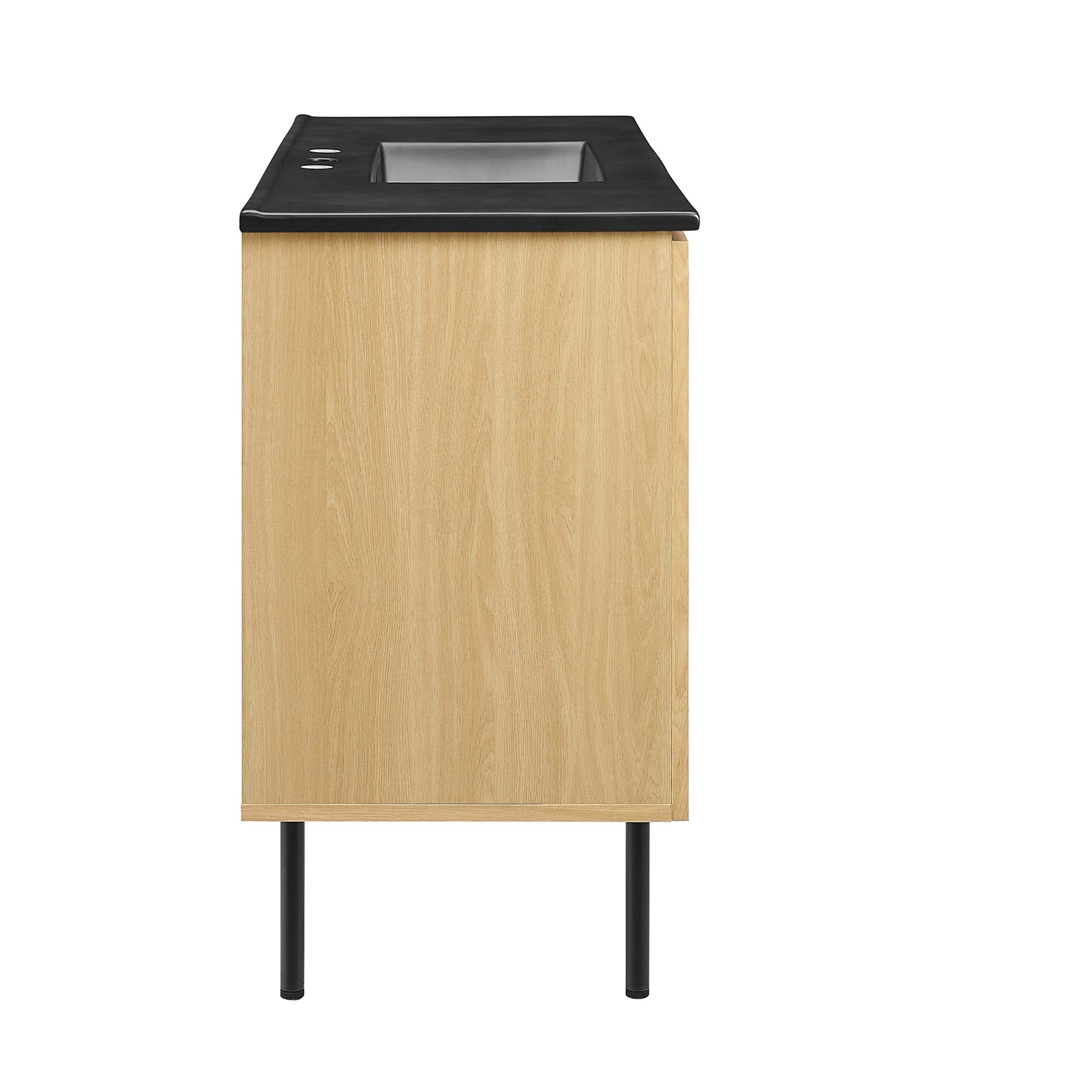 Chaucer Bathroom Vanity with Black Basin Included by Modway