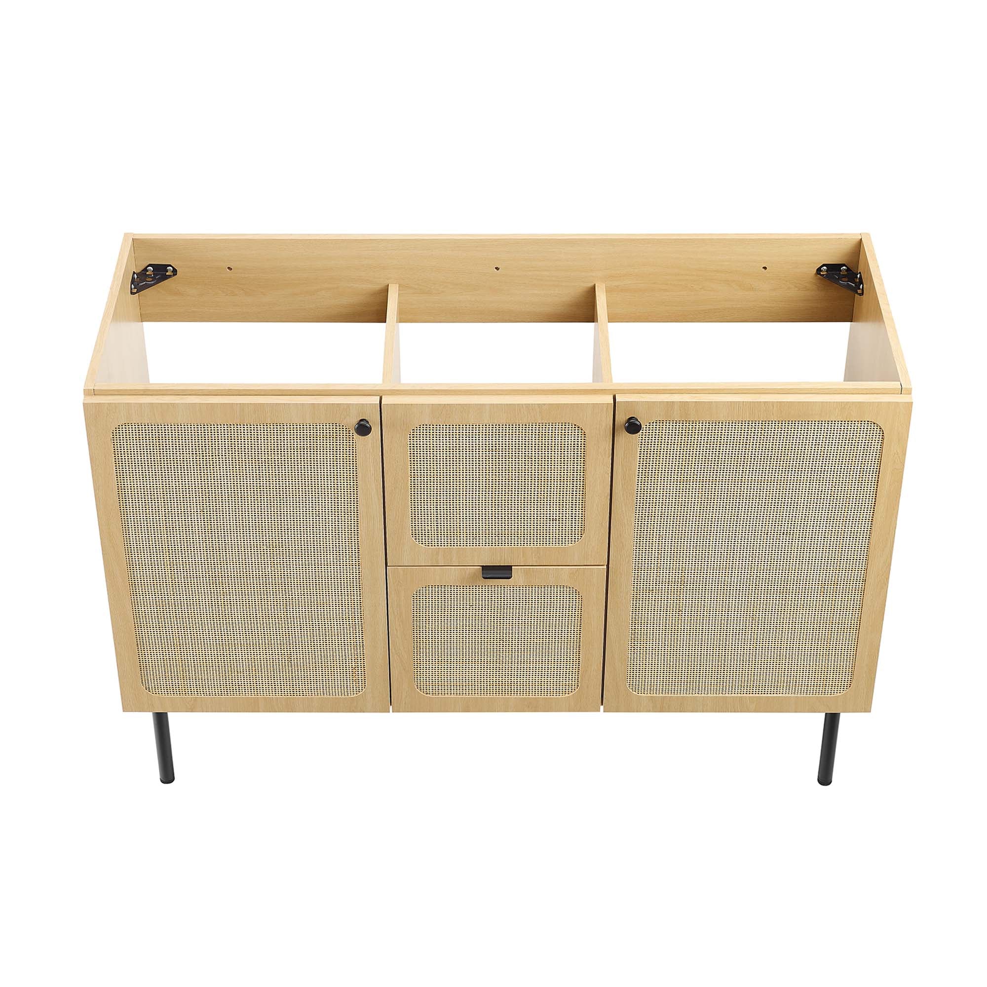 Chaucer Bathroom Vanity with Black Basin Included by Modway