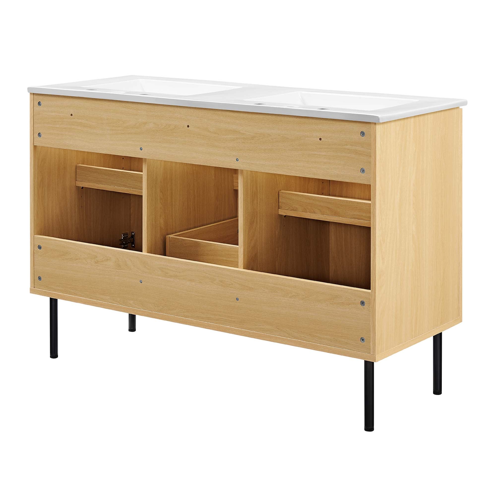 Chaucer 48" Bathroom Vanity with White Basin Included by Modway
