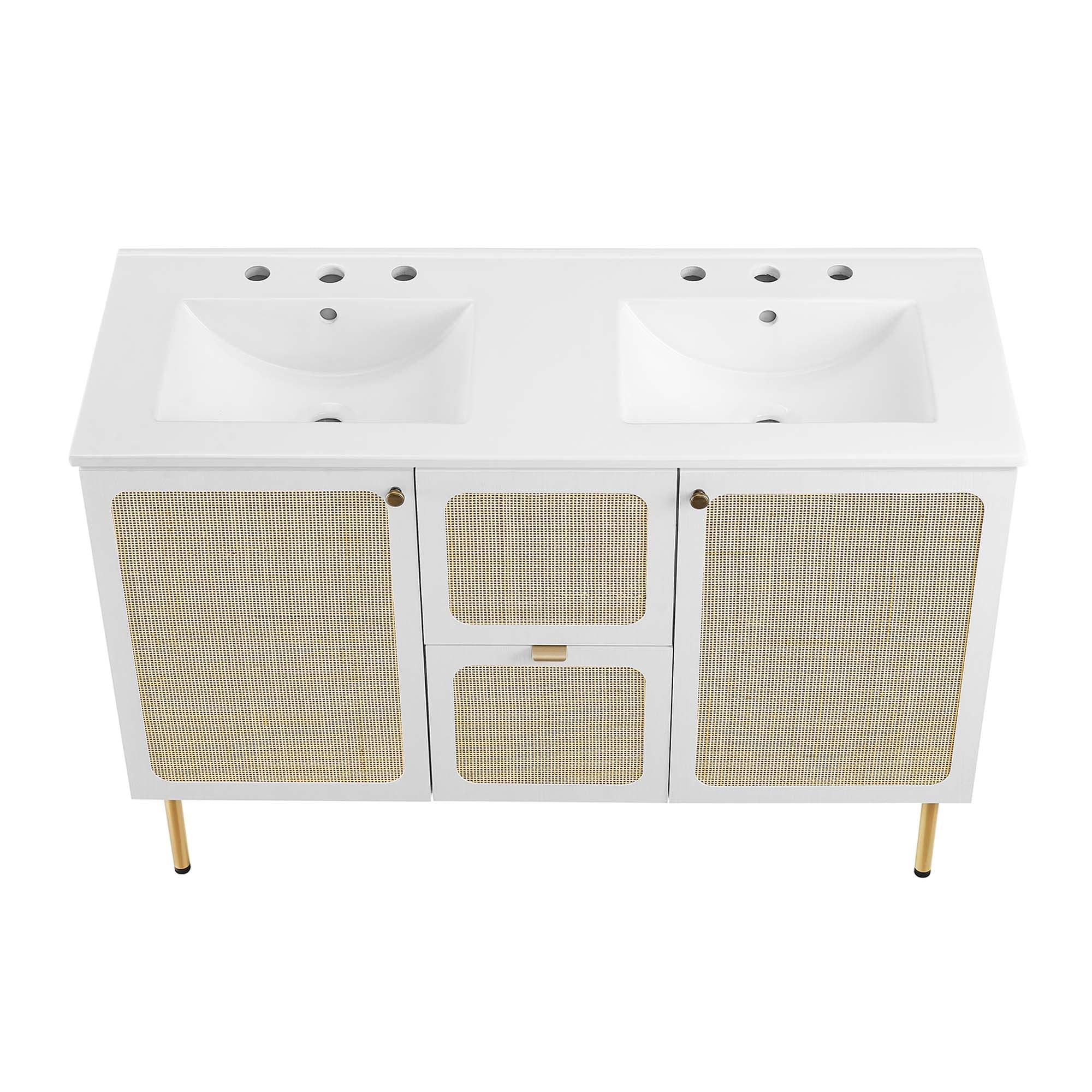 Chaucer 48" Bathroom Vanity with White Basin Included by Modway