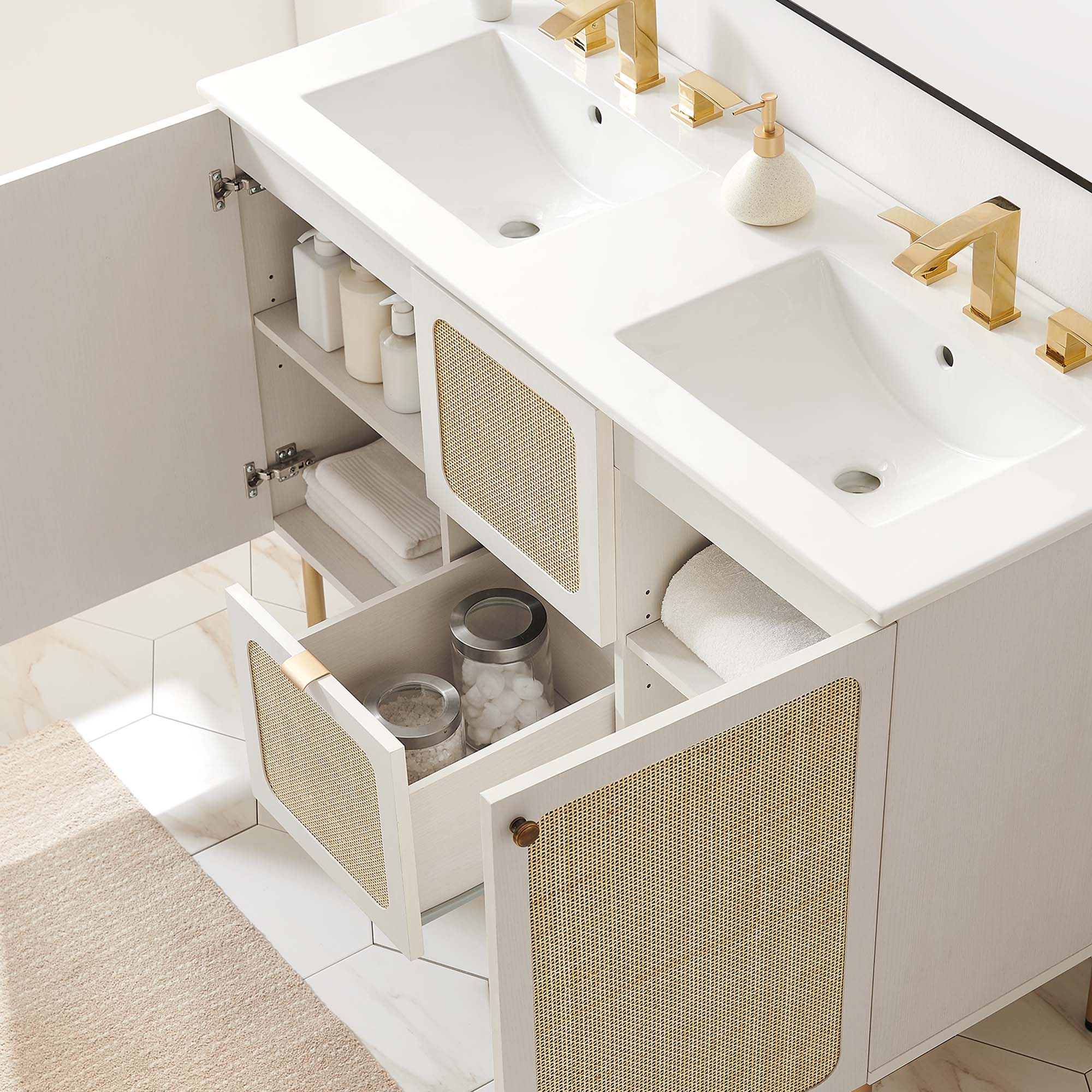 Chaucer 48" Bathroom Vanity with White Basin Included by Modway