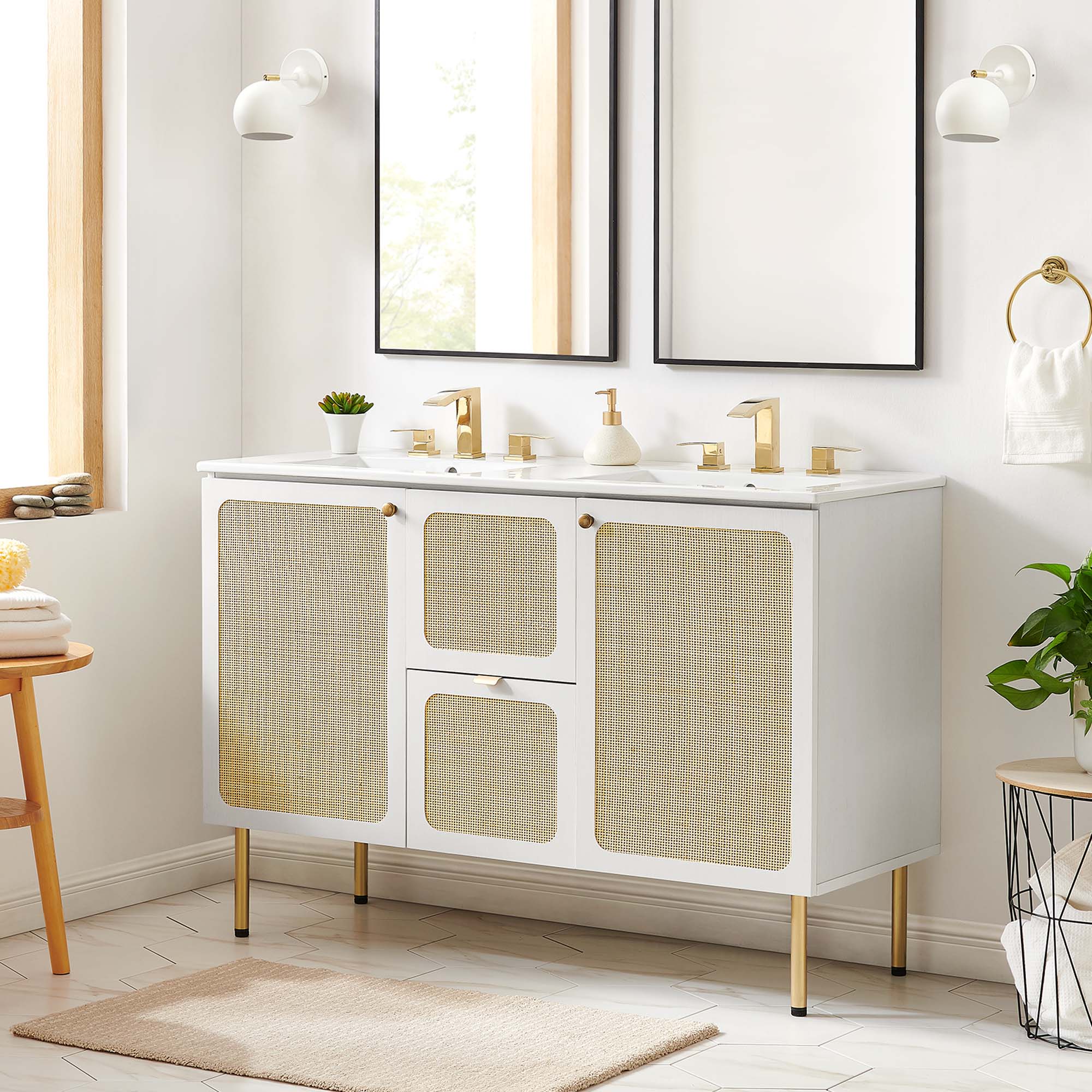 Chaucer 48" Bathroom Vanity with White Basin Included by Modway
