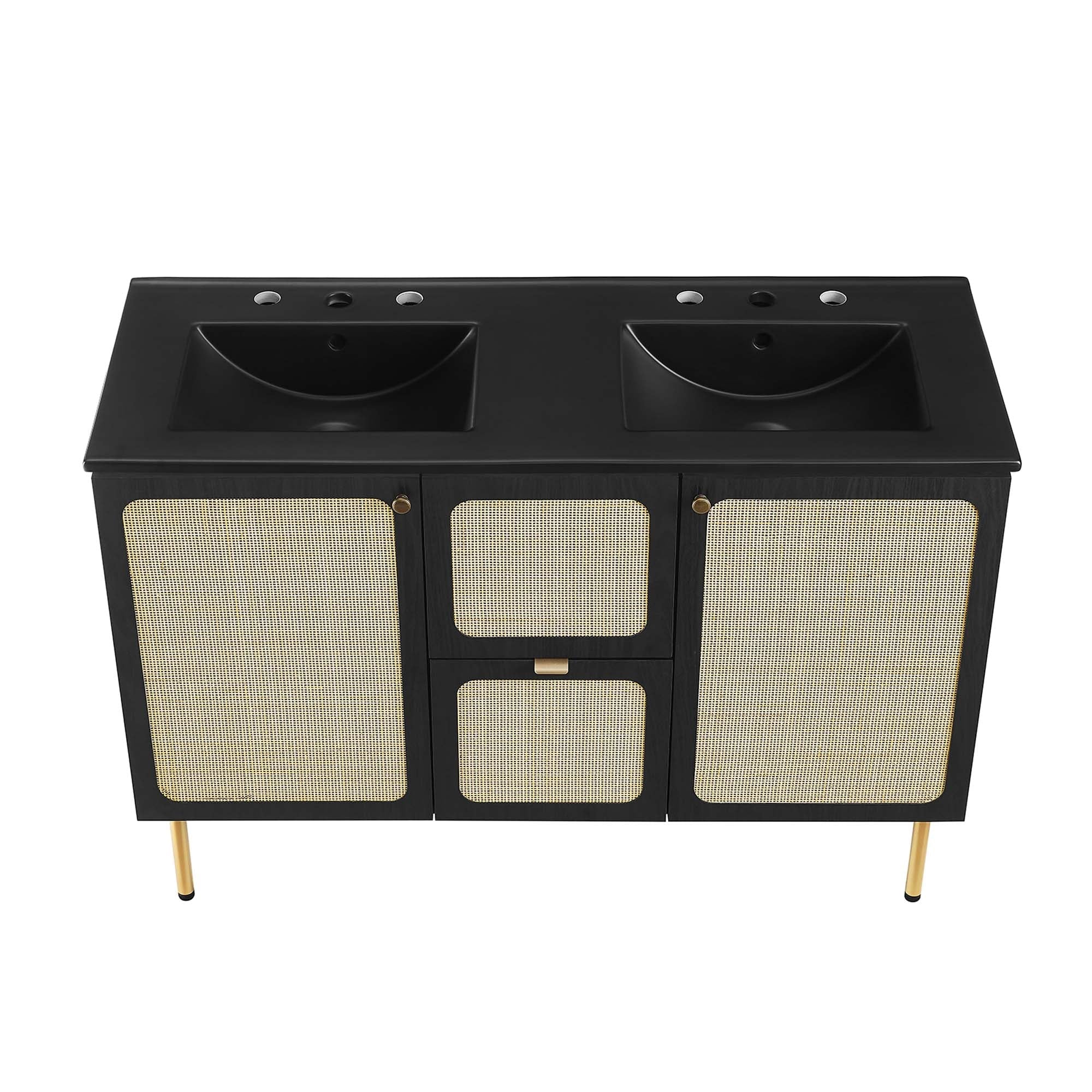Chaucer Bathroom Vanity with Black Basin Included by Modway