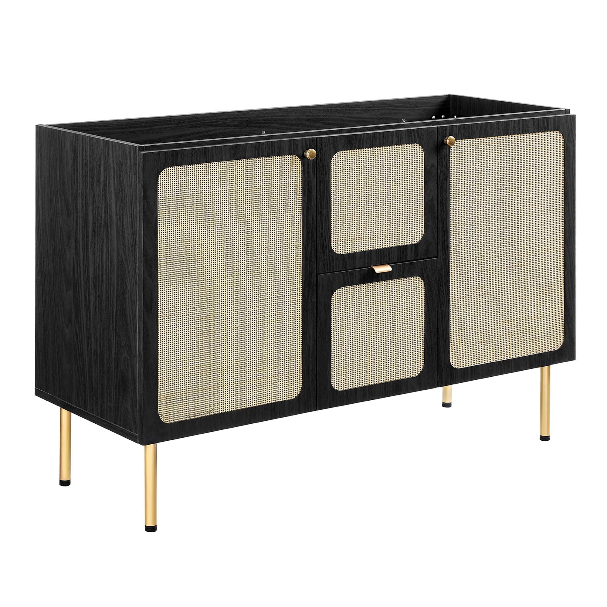 Chaucer Bathroom Vanity with Black Basin Included by Modway