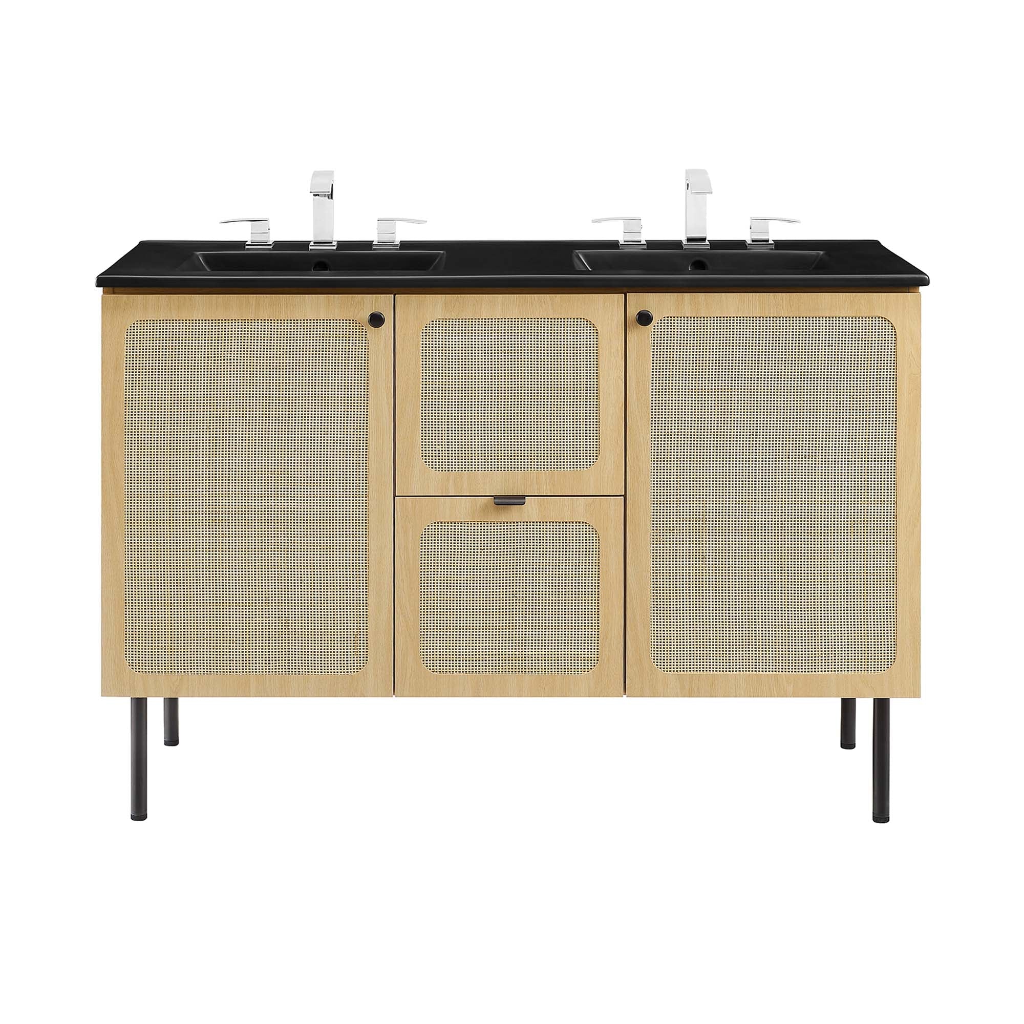 Chaucer Bathroom Vanity with Black Basin Included by Modway