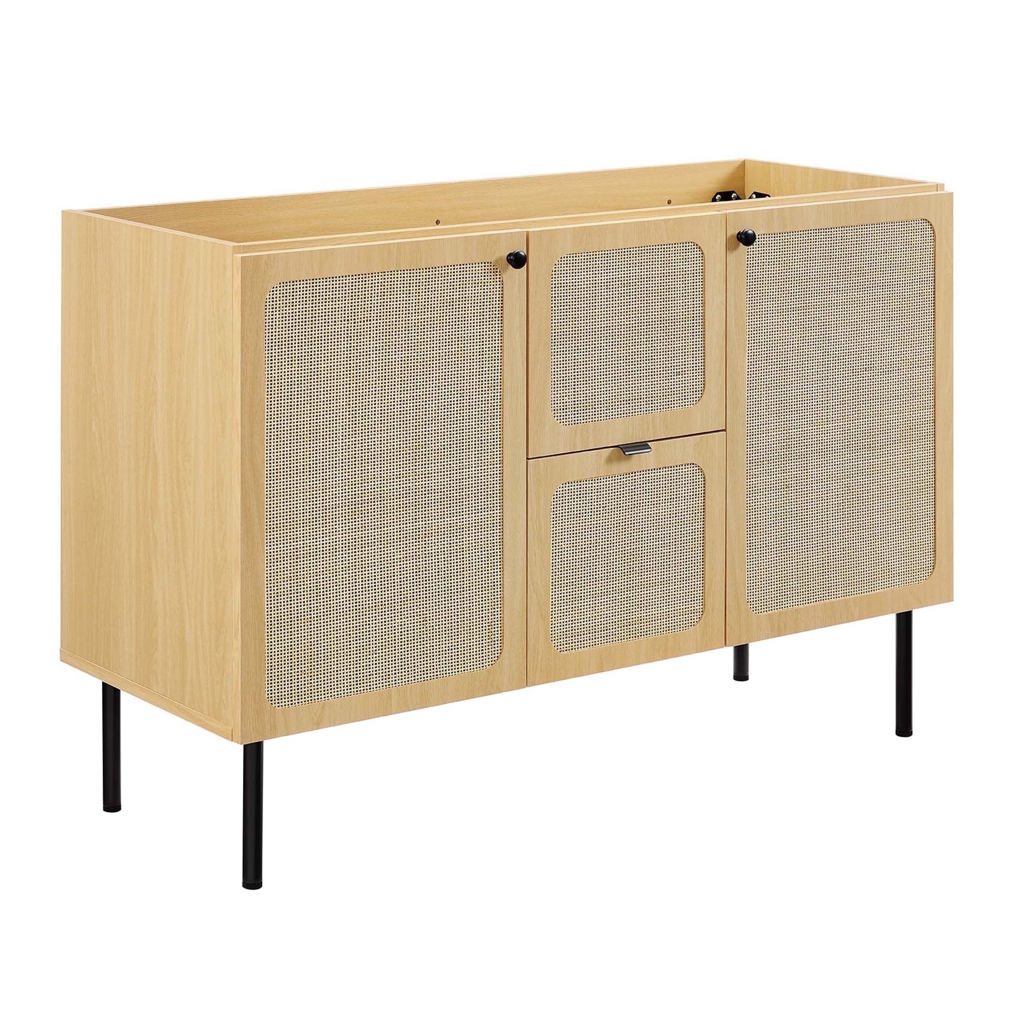 Chaucer Bathroom Vanity with Black Basin Included by Modway
