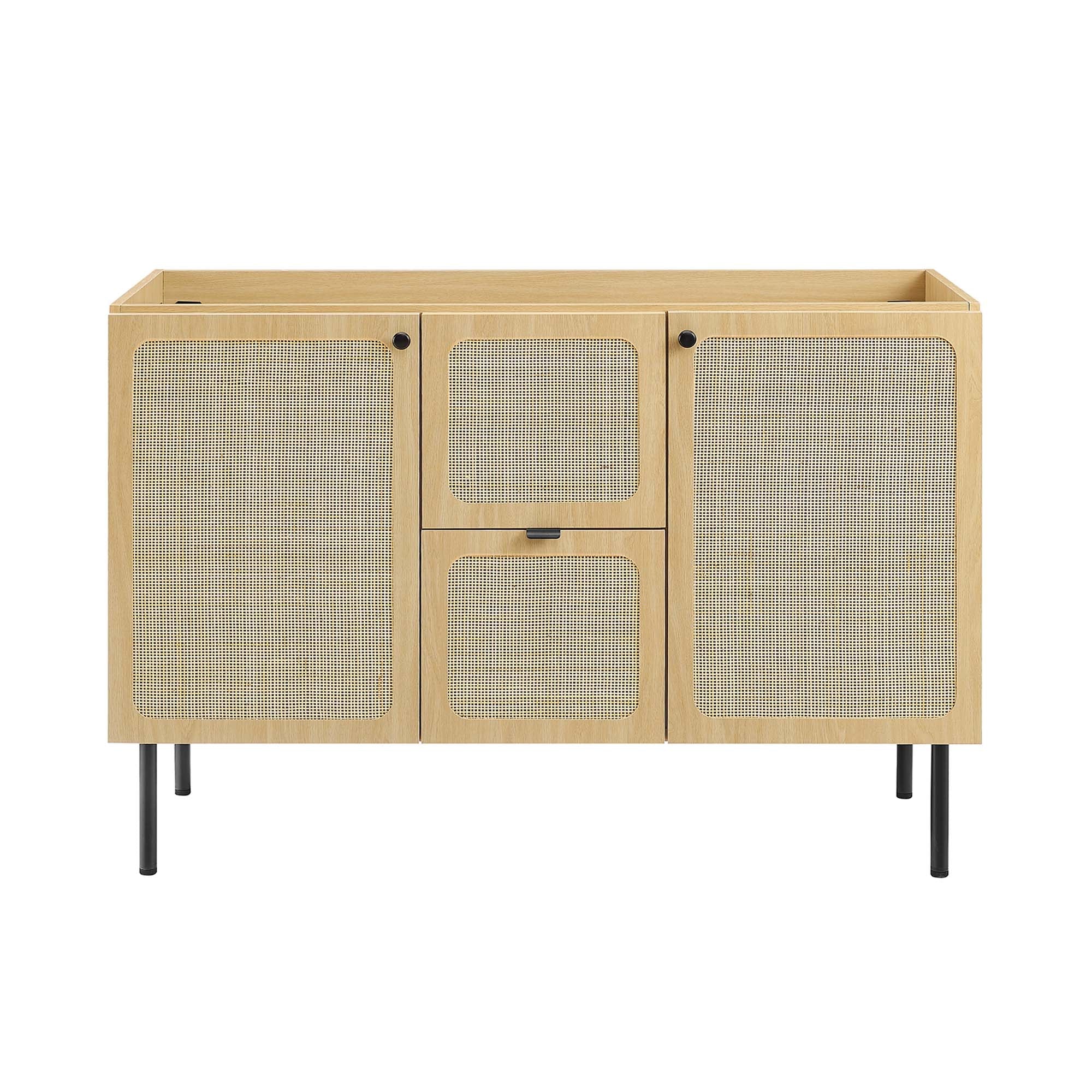 Chaucer Bathroom Vanity with Black Basin Included by Modway