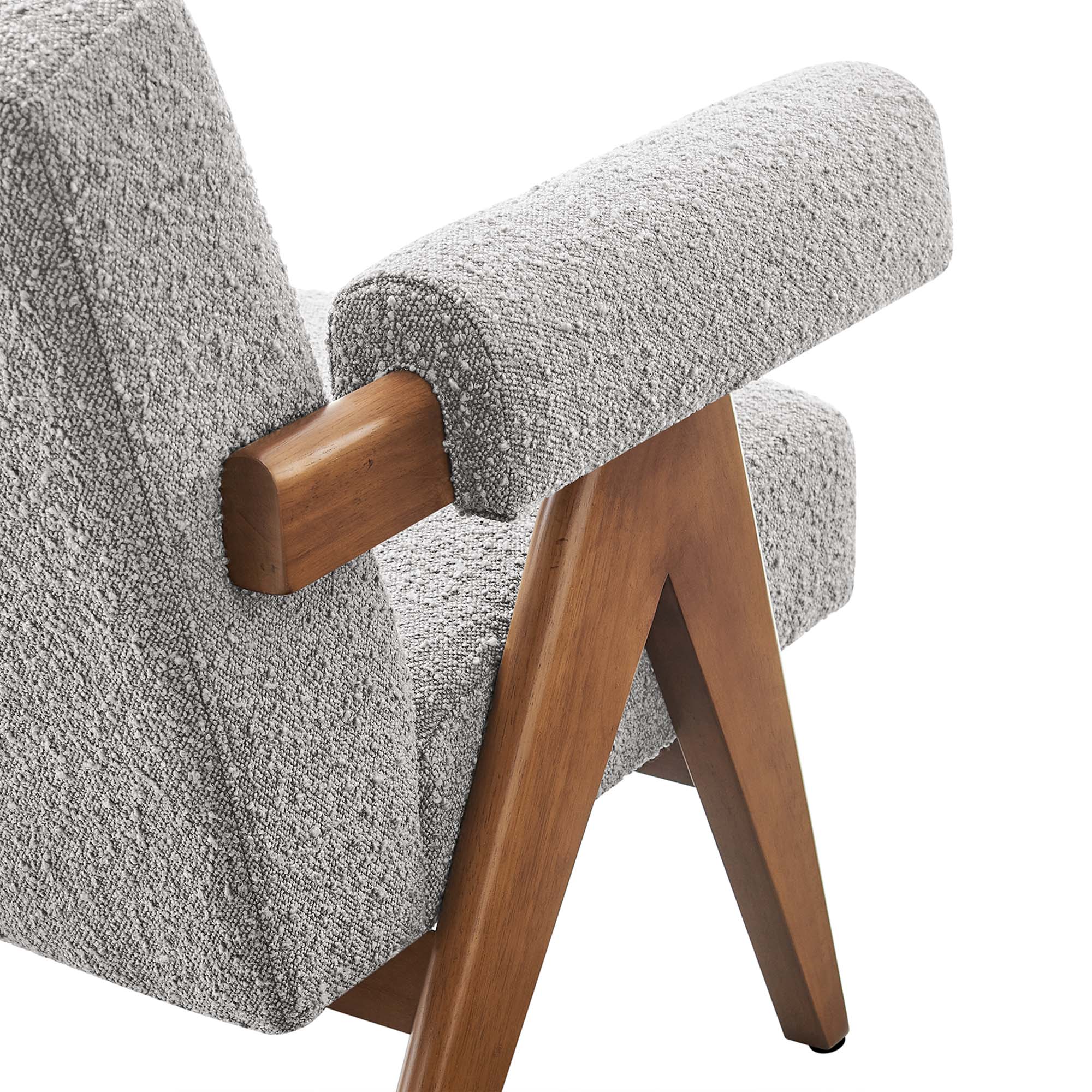Lyra Boucle Fabric Armchair - Set of 2 by Modway
