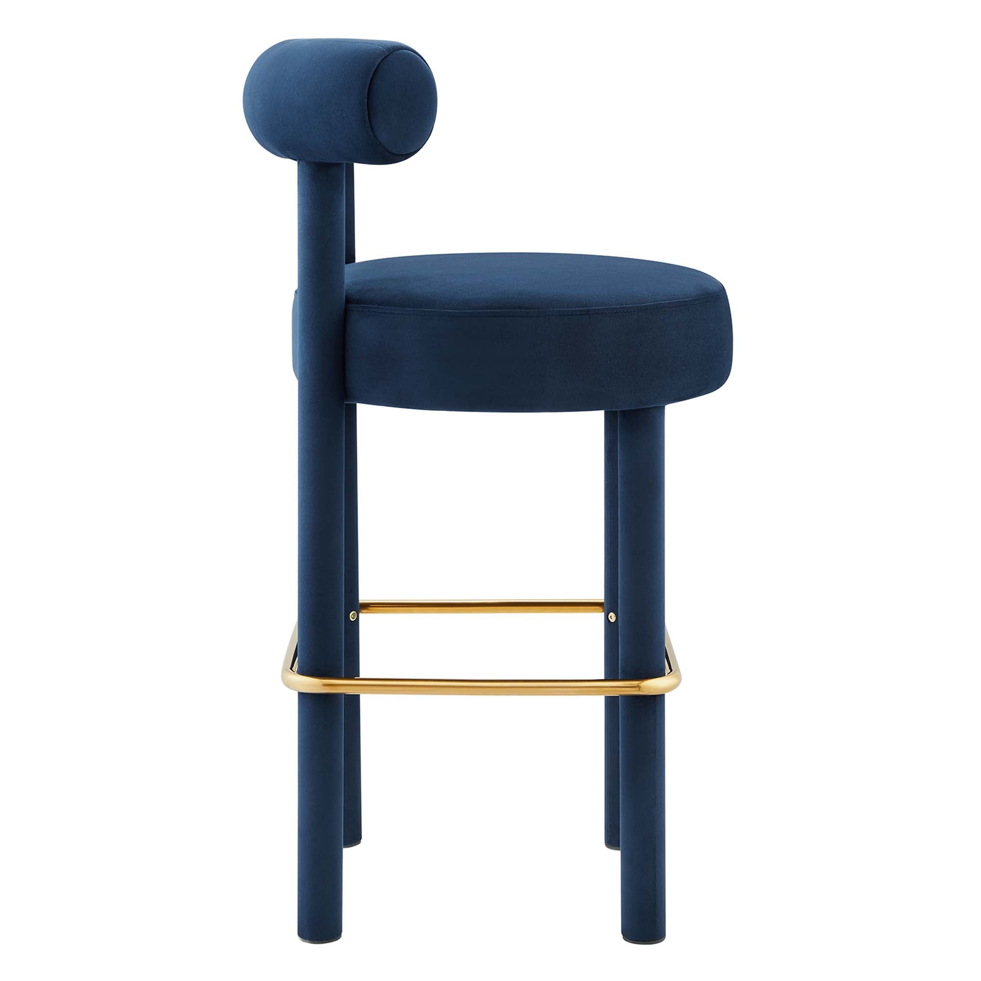 Toulouse Performance Velvet Bar Stool - Set of 2 by Modway