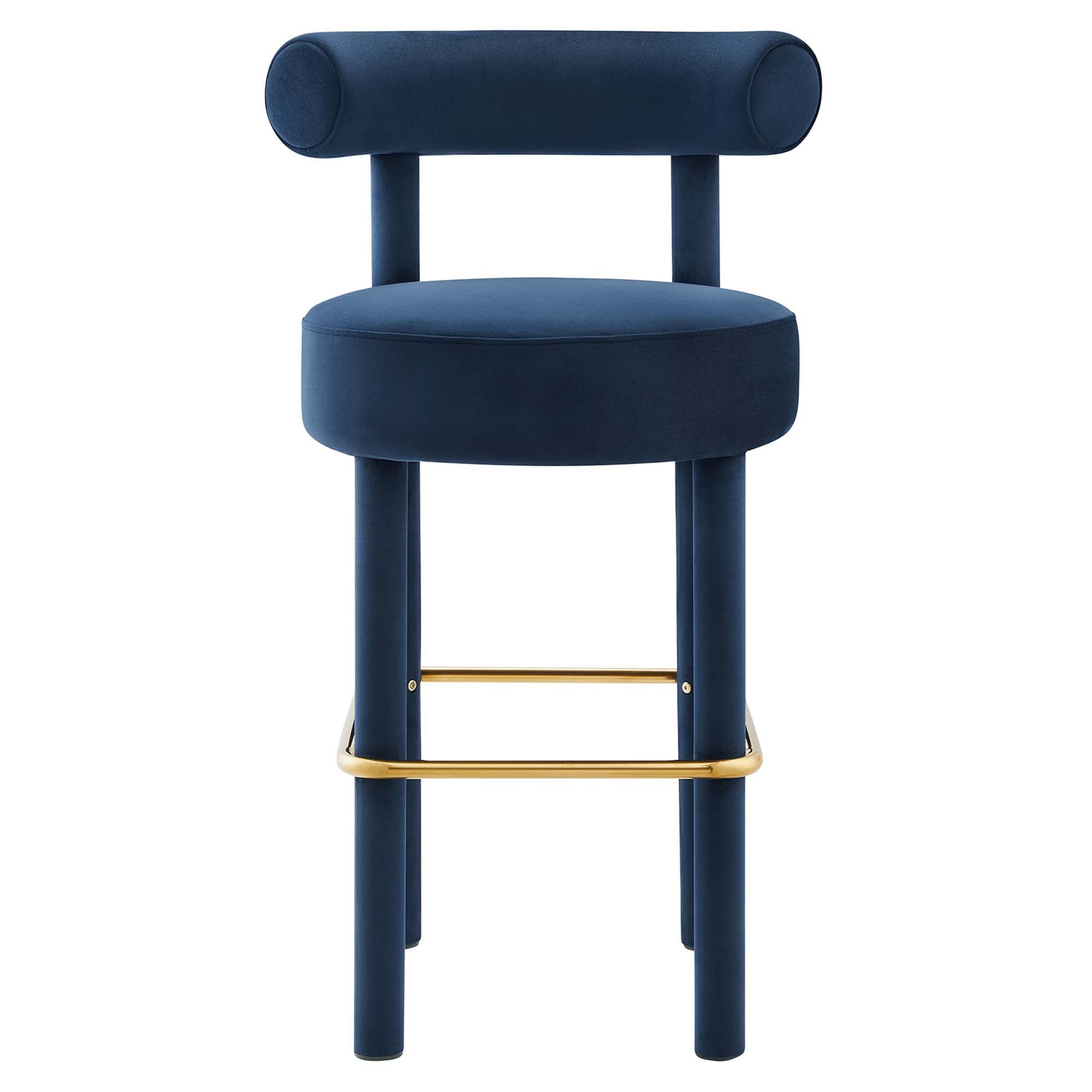 Toulouse Performance Velvet Bar Stool - Set of 2 by Modway
