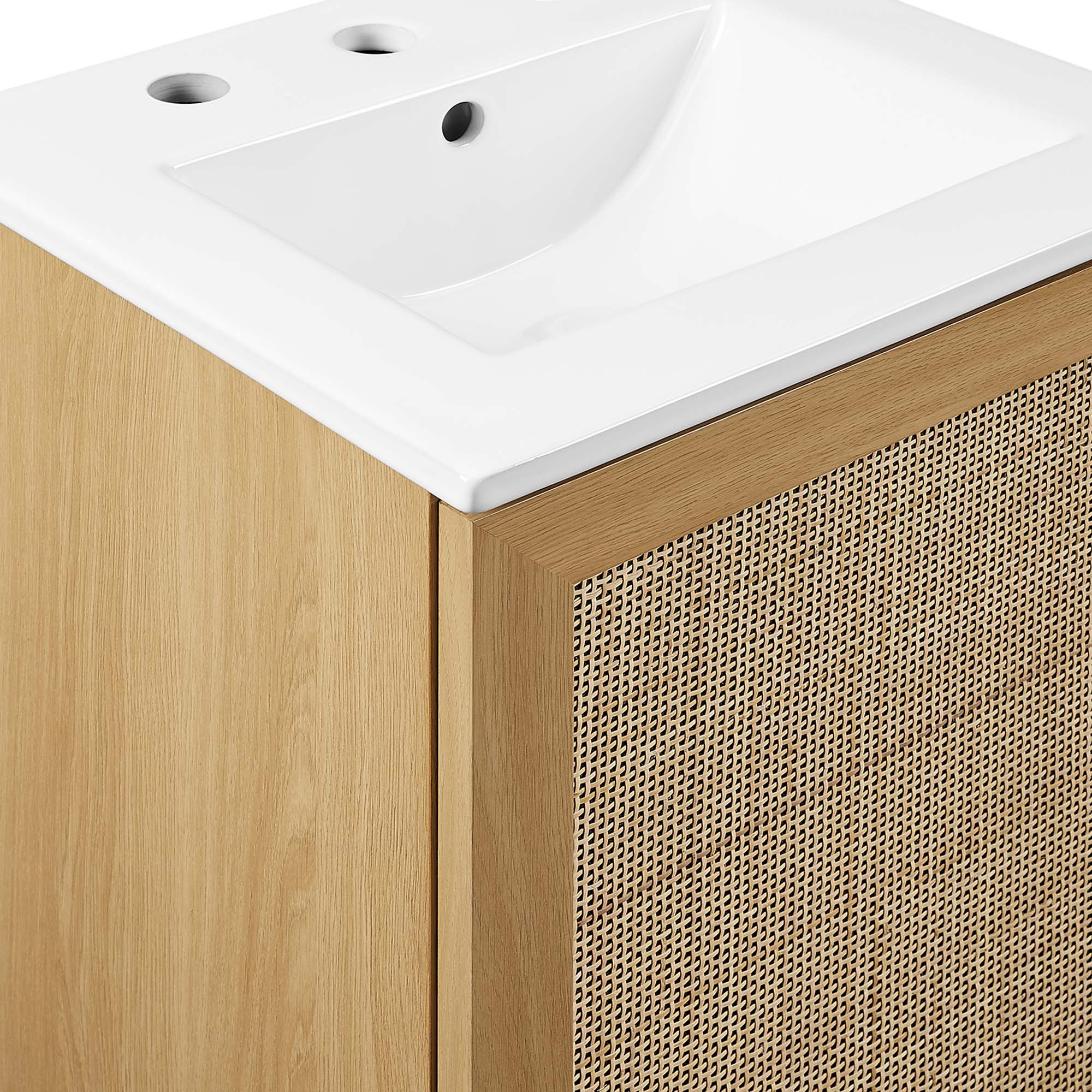 Soma Bathroom Vanity with White Basin Included by Modway