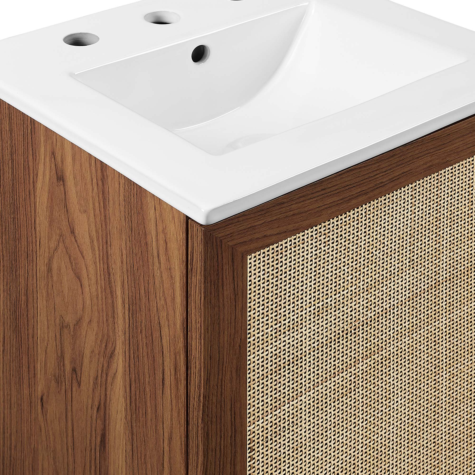 Soma Bathroom Vanity with White Basin Included by Modway
