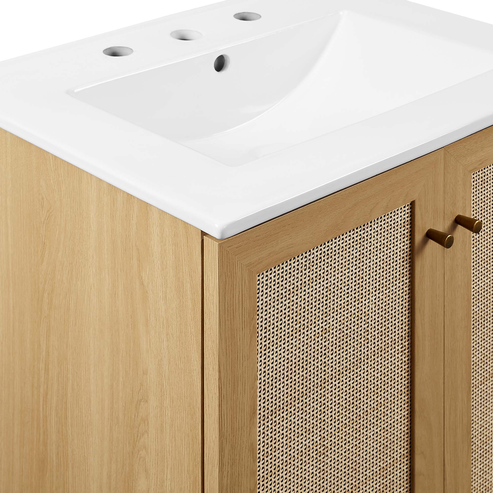 Soma Bathroom Vanity with White Basin Included by Modway