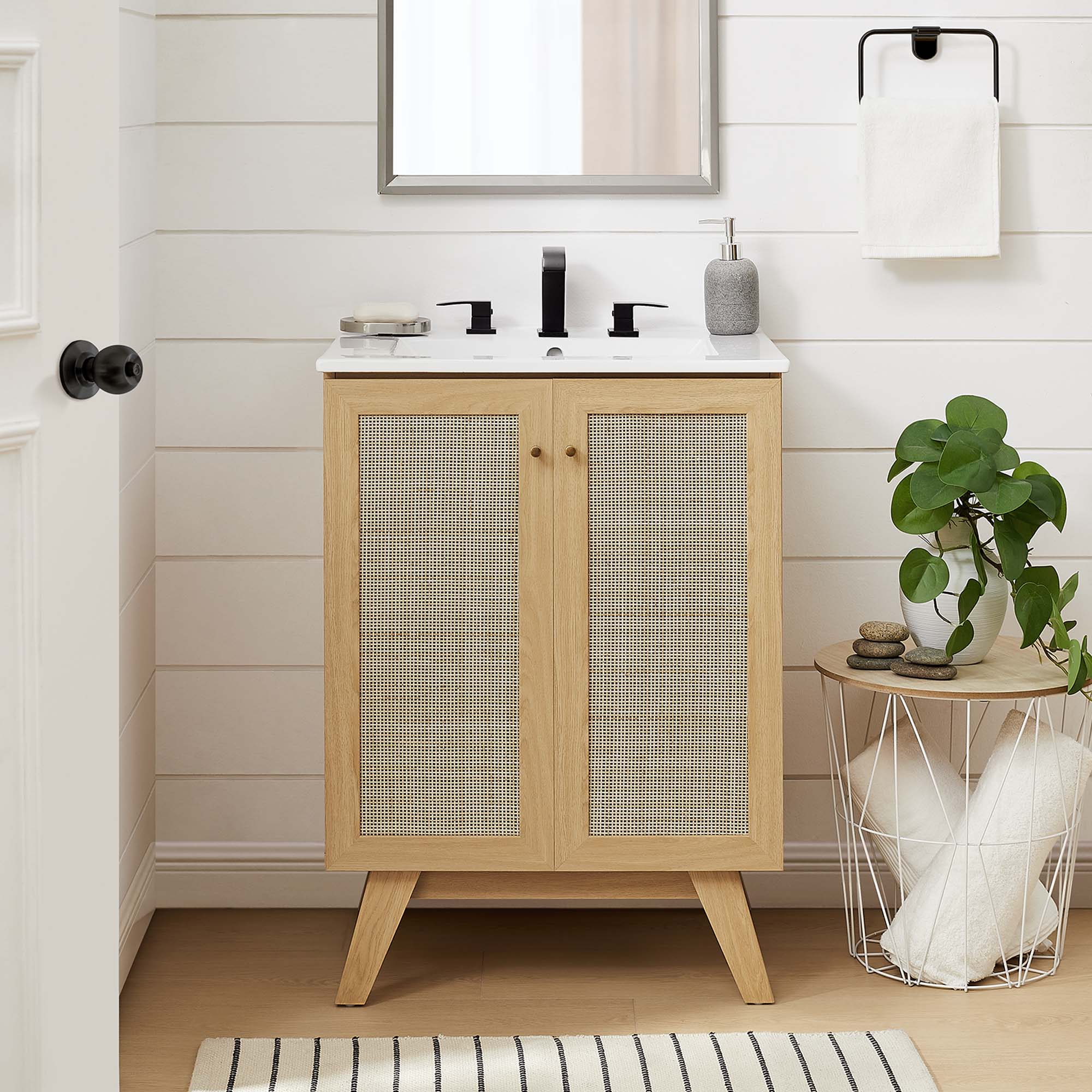 Soma Bathroom Vanity with White Basin Included by Modway