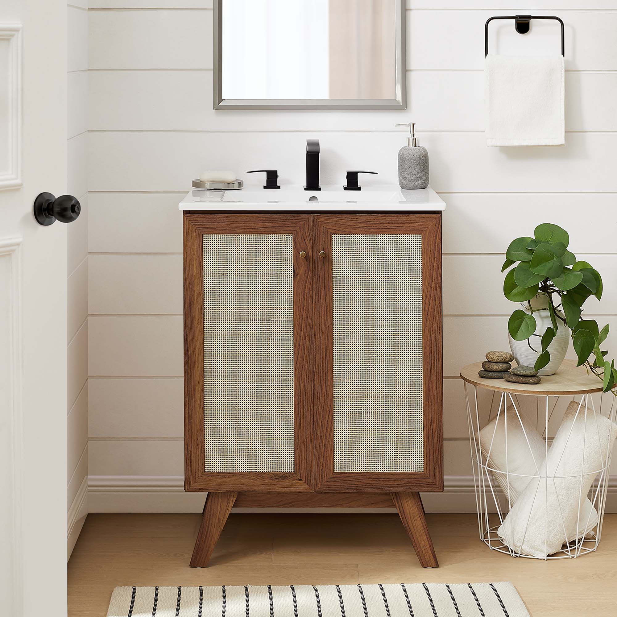Soma Bathroom Vanity with White Basin Included by Modway