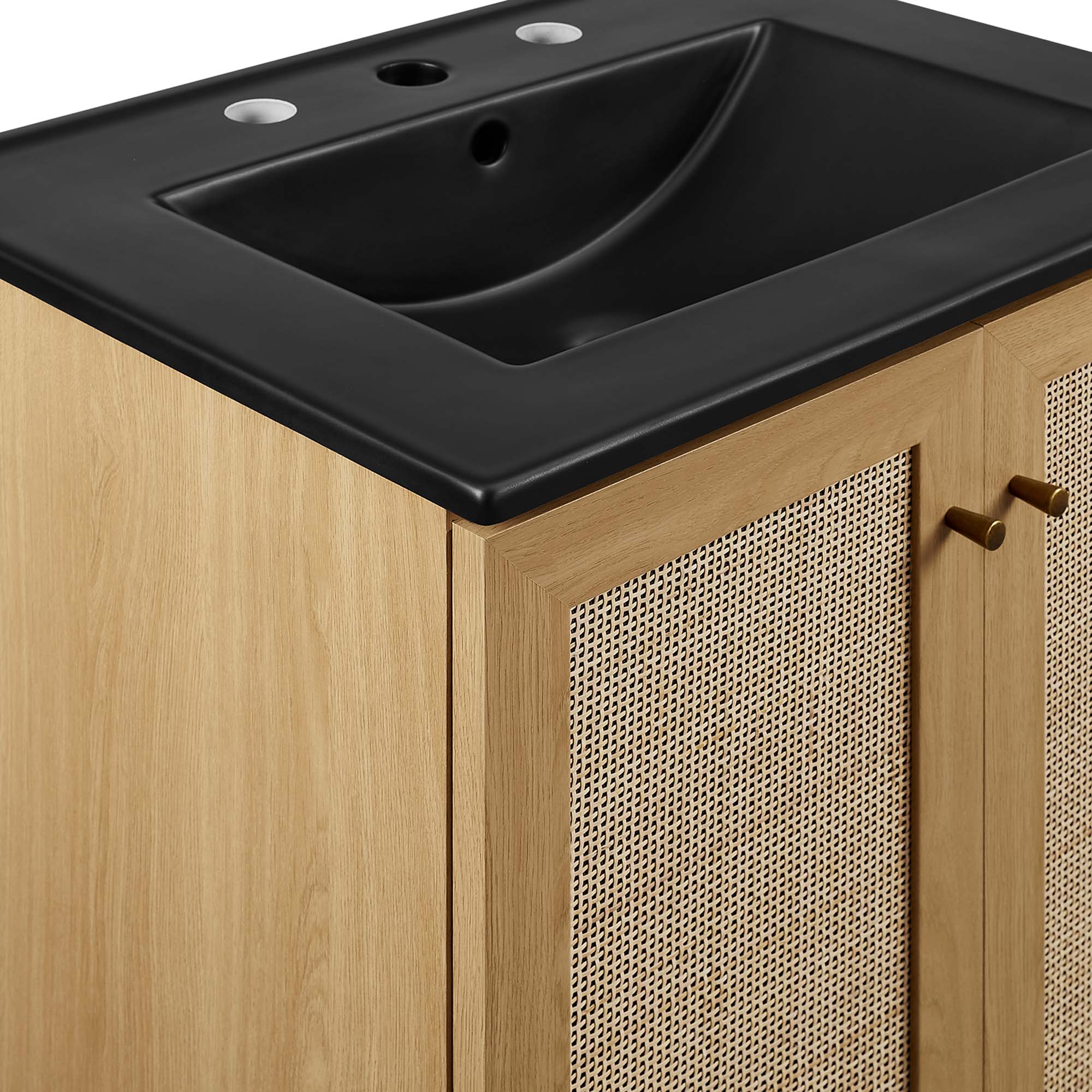 Soma Bathroom Vanity with Black Basin Included by Modway