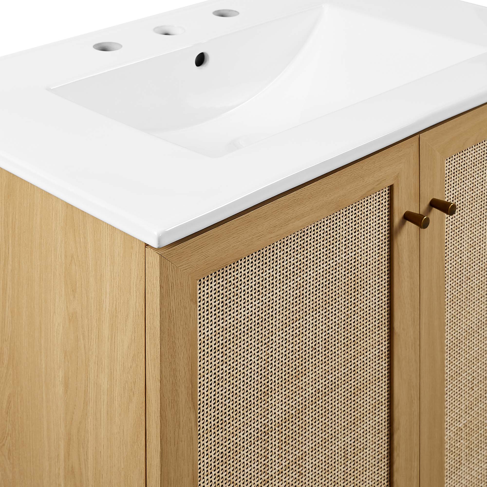 Soma Bathroom Vanity with White Basin Included by Modway