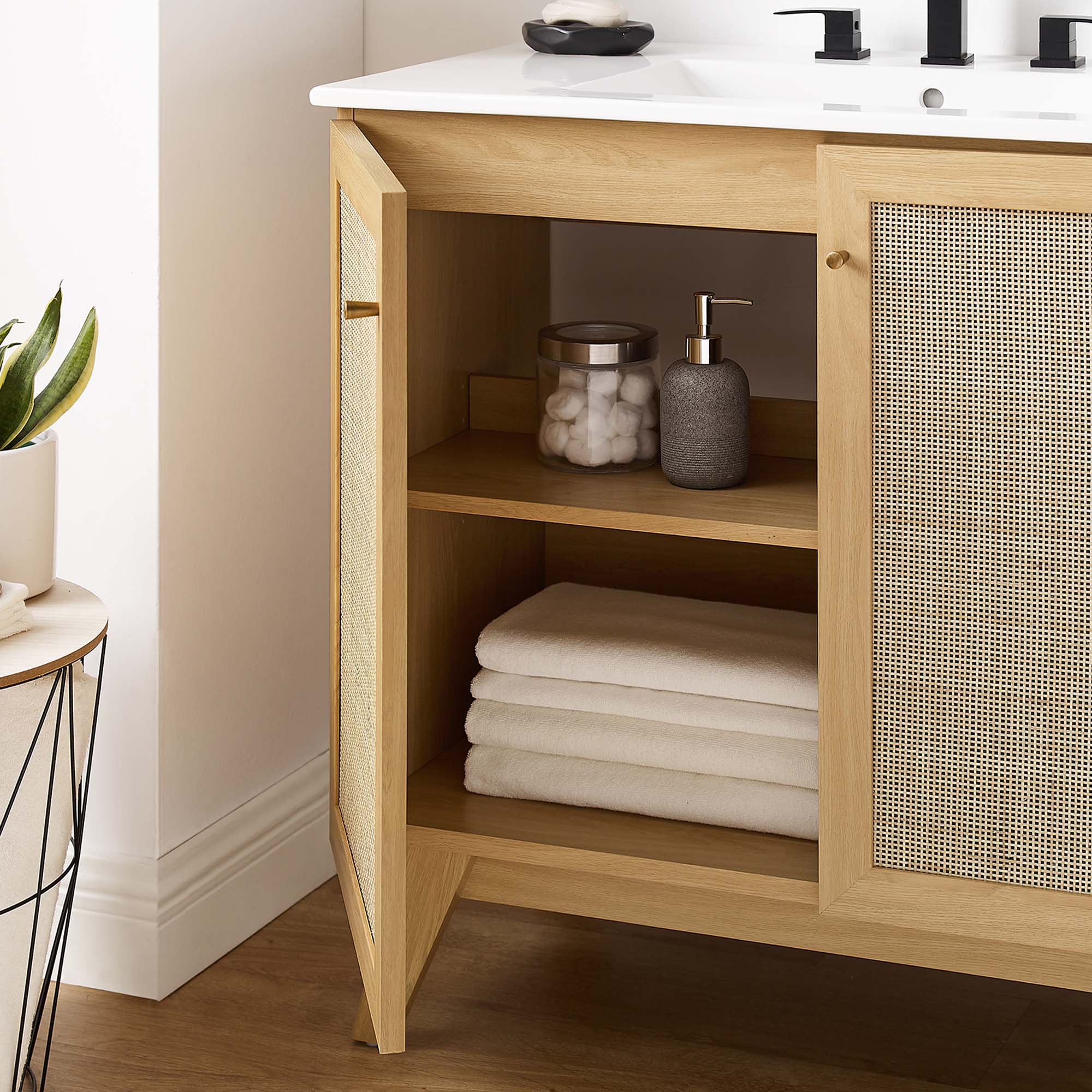 Soma Bathroom Vanity with White Basin Included by Modway