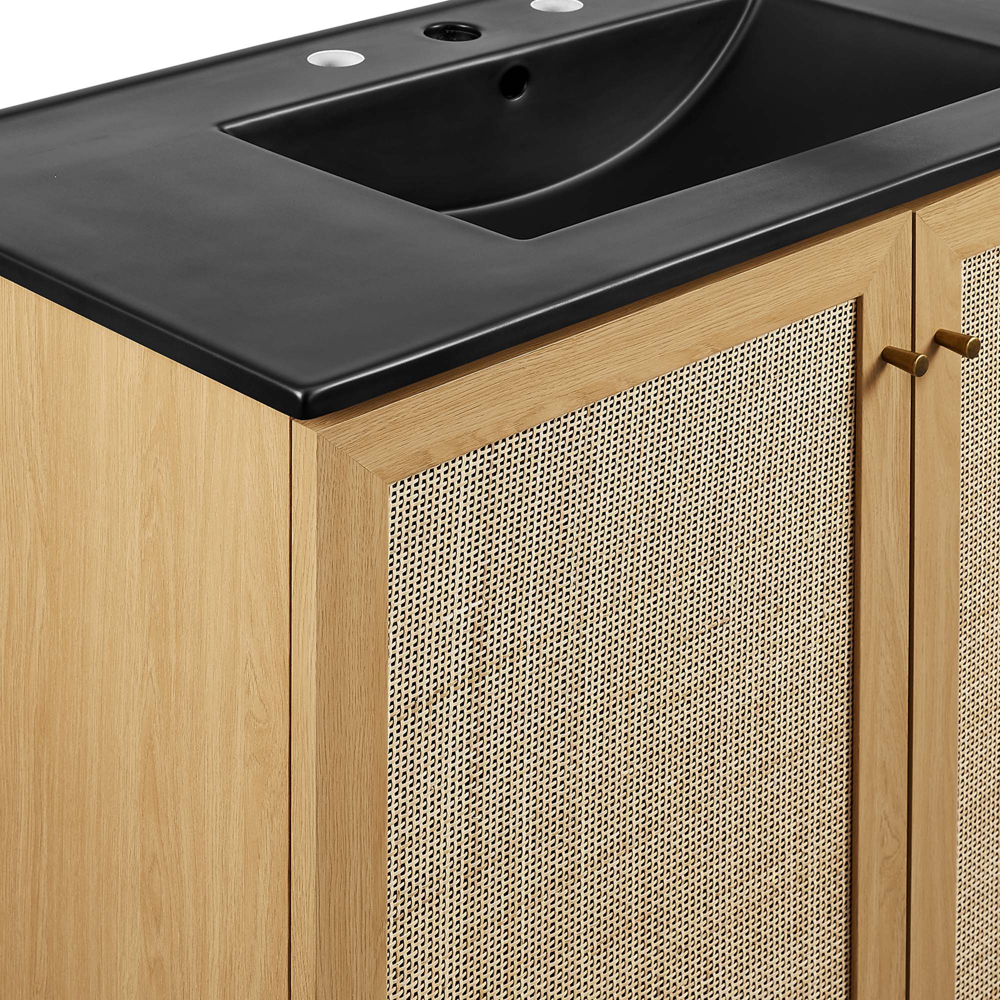 Soma Bathroom Vanity with Black Basin Included by Modway