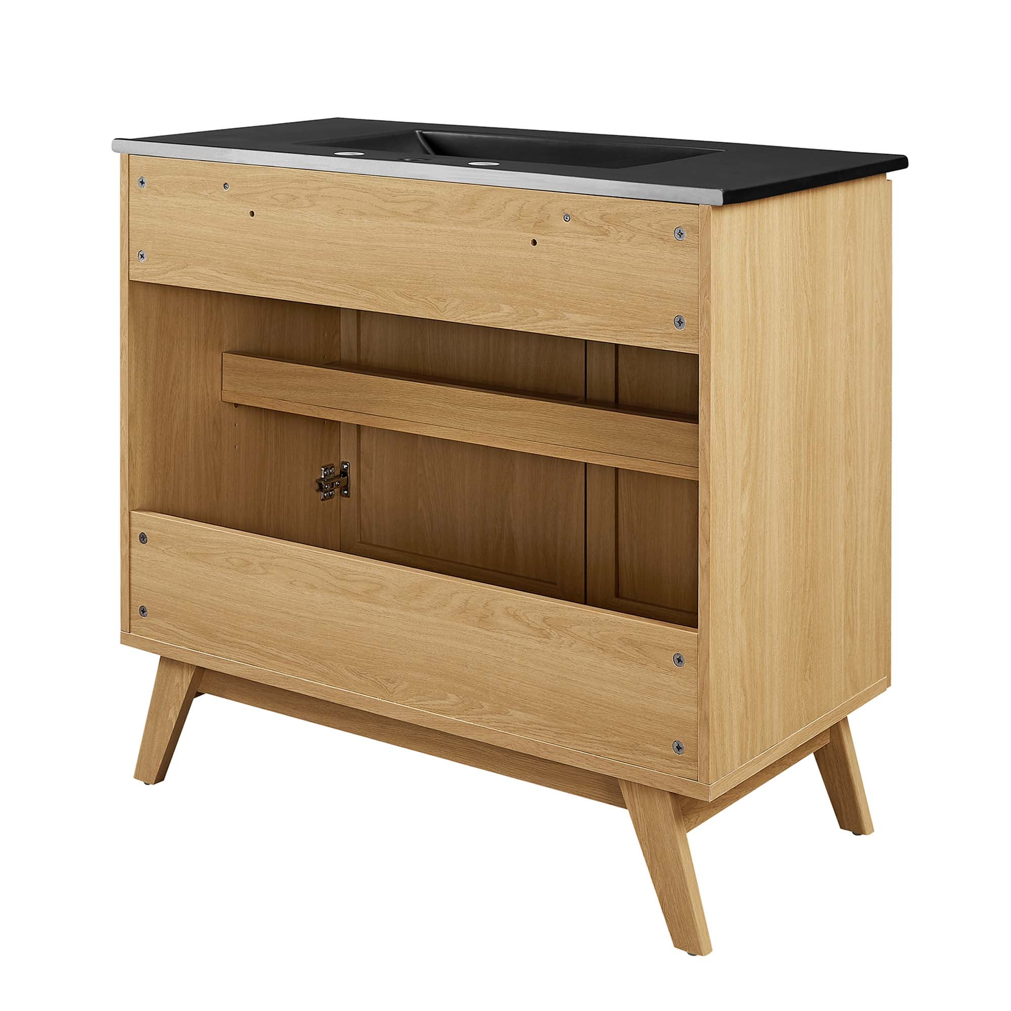 Soma Bathroom Vanity with Black Basin Included by Modway