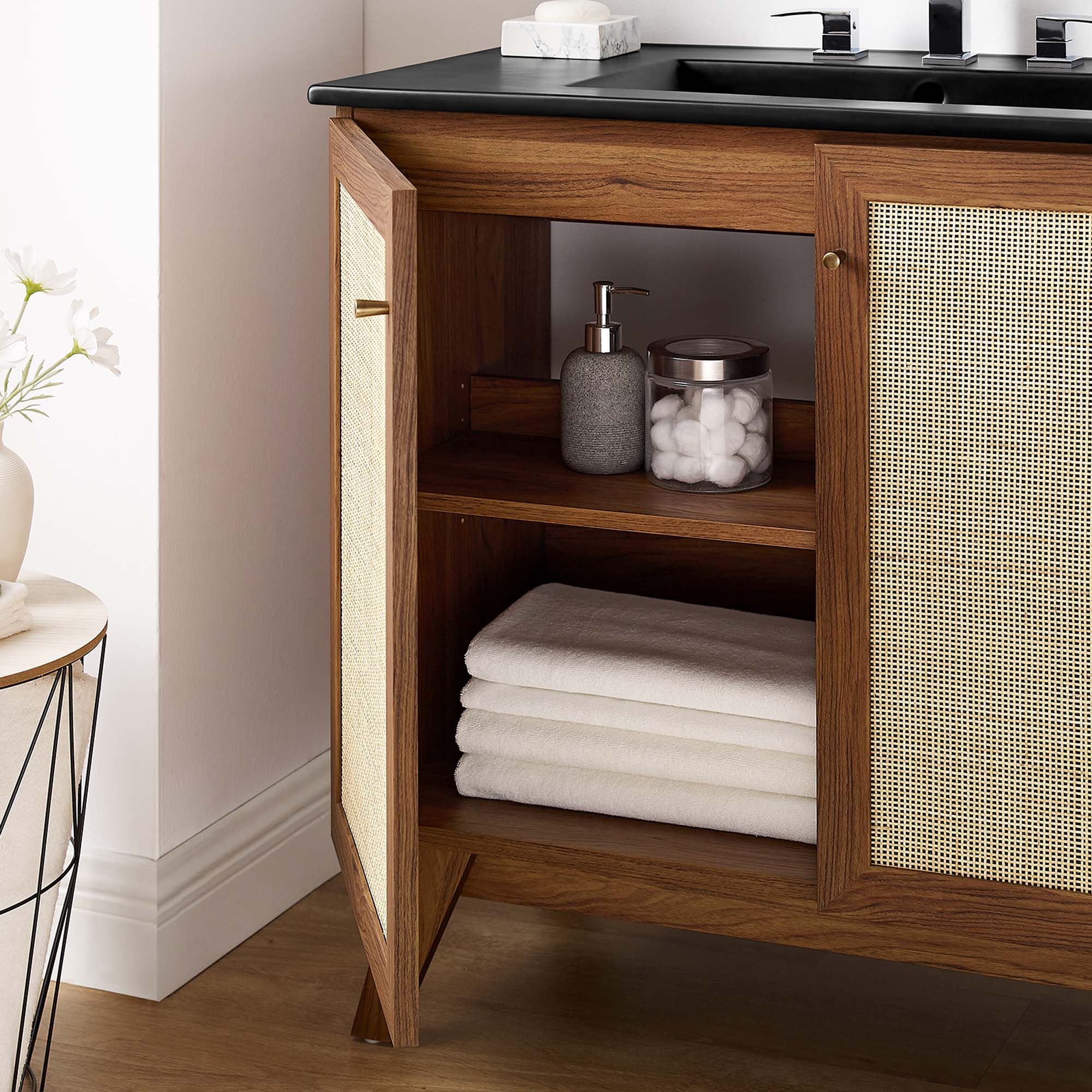 Soma Bathroom Vanity with Black Basin Included by Modway
