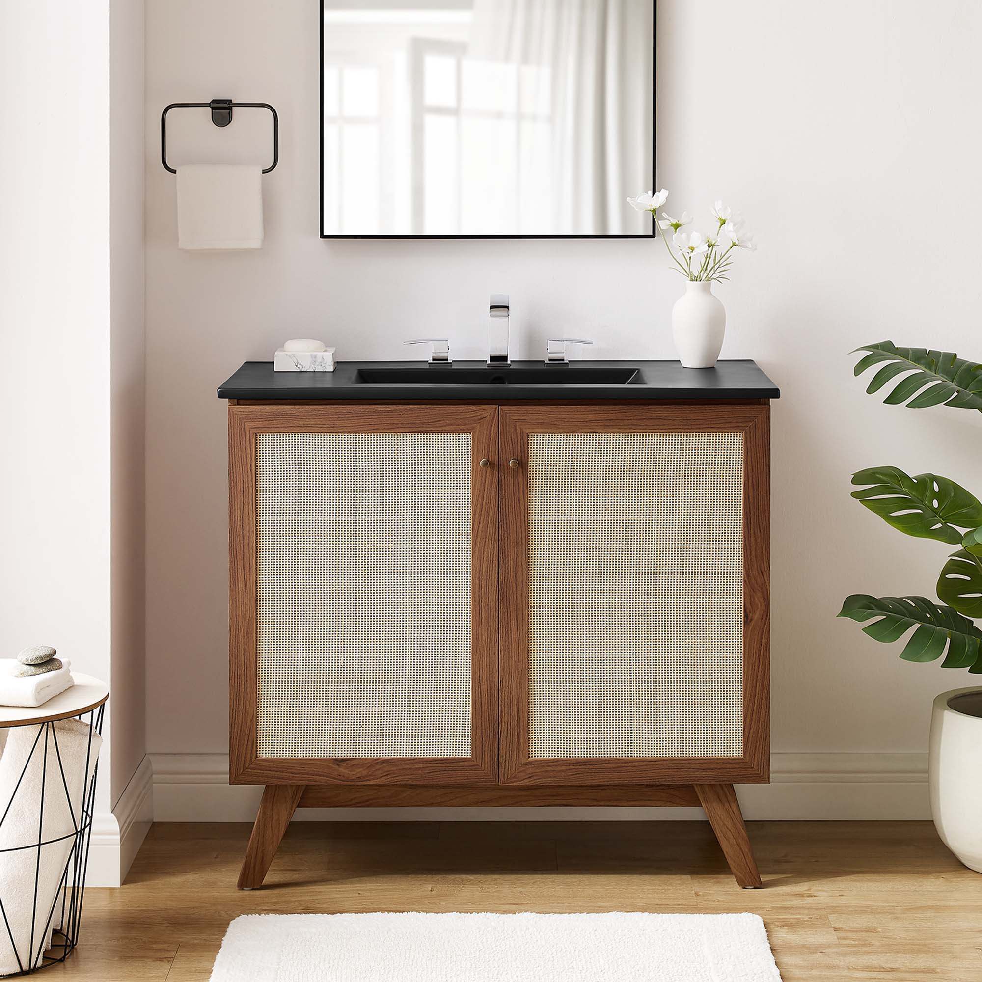 Soma Bathroom Vanity with Black Basin Included by Modway