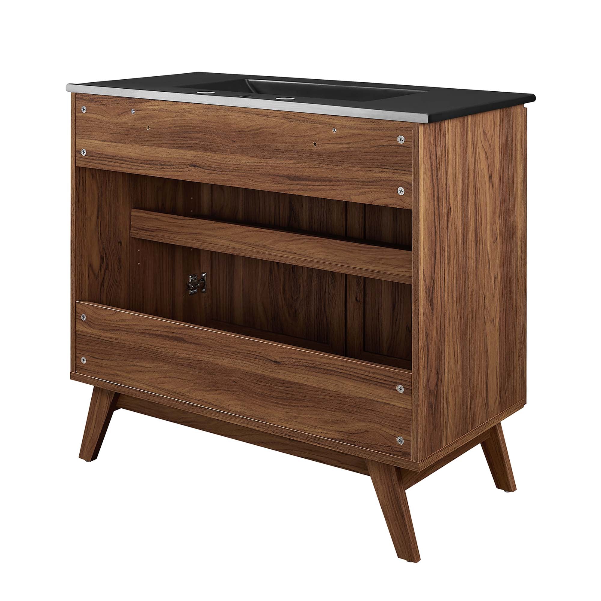 Soma Bathroom Vanity with Black Basin Included by Modway