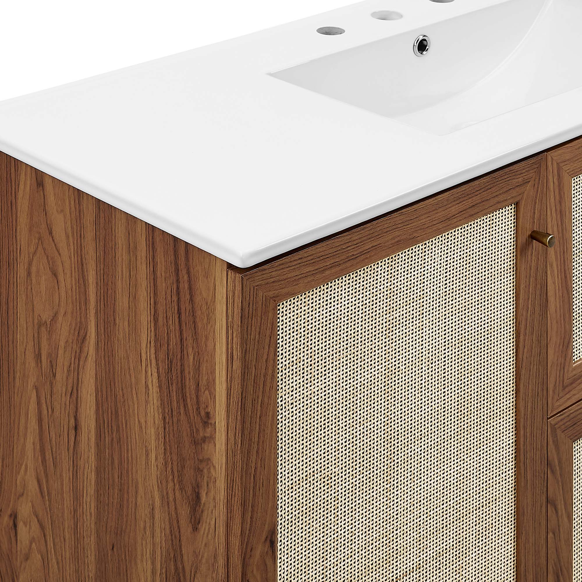 Soma Bathroom Vanity with White Basin Included by Modway