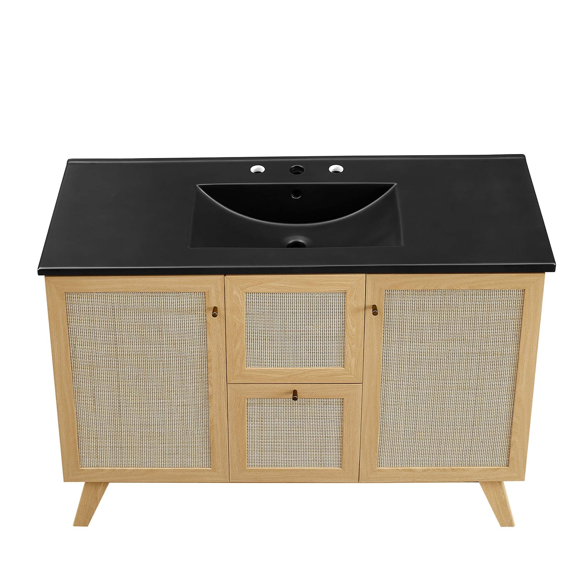 Soma Bathroom Vanity with Black Basin Included by Modway