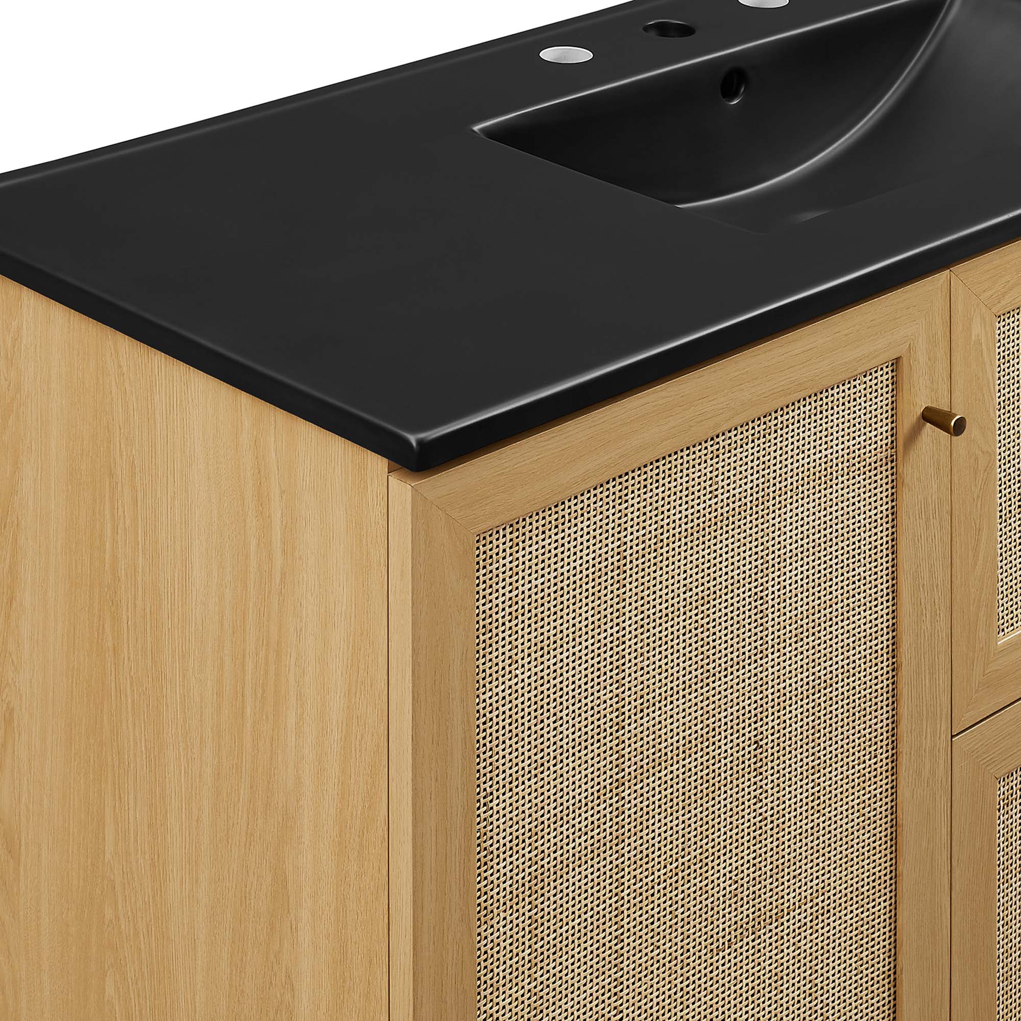 Soma Bathroom Vanity with Black Basin Included by Modway