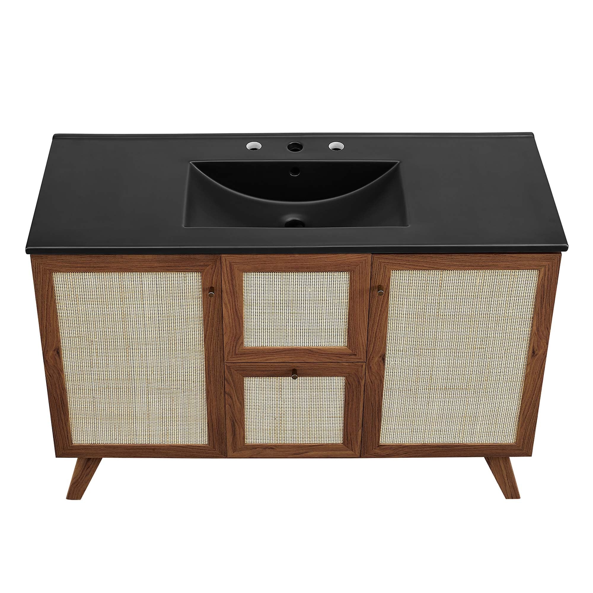 Soma Bathroom Vanity with Black Basin Included by Modway