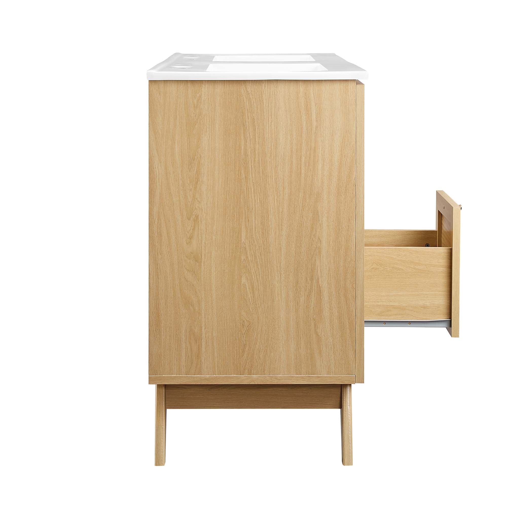 Soma Bathroom Vanity with White Basin Included by Modway