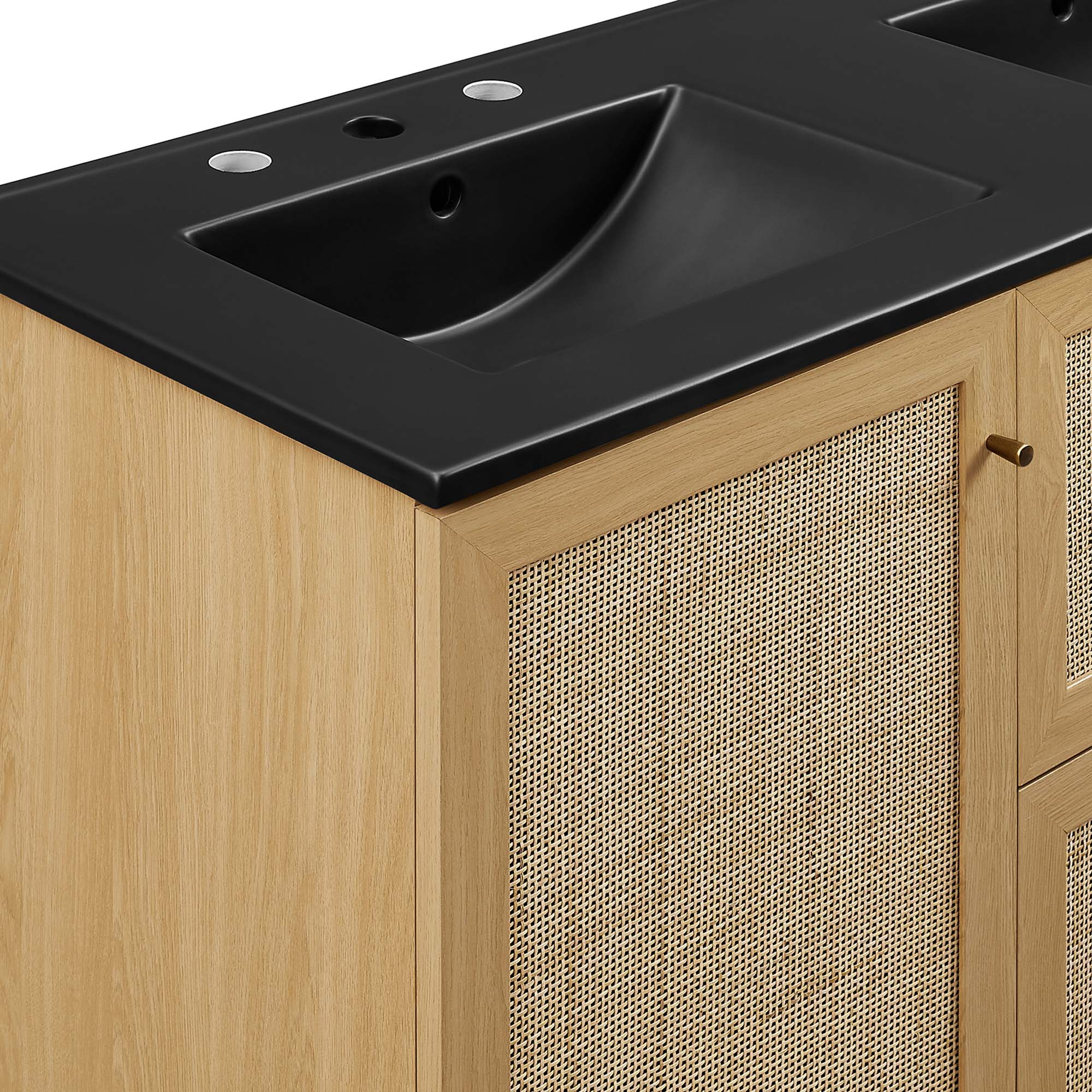 Soma Bathroom Vanity with Black Basin Included by Modway