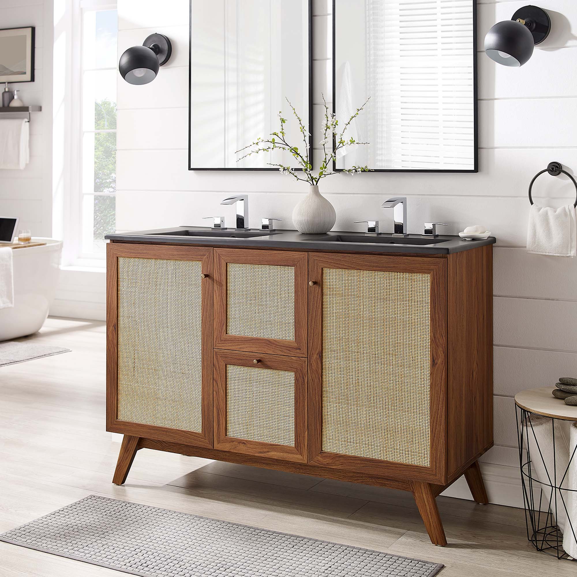 Soma Bathroom Vanity with Black Basin Included by Modway