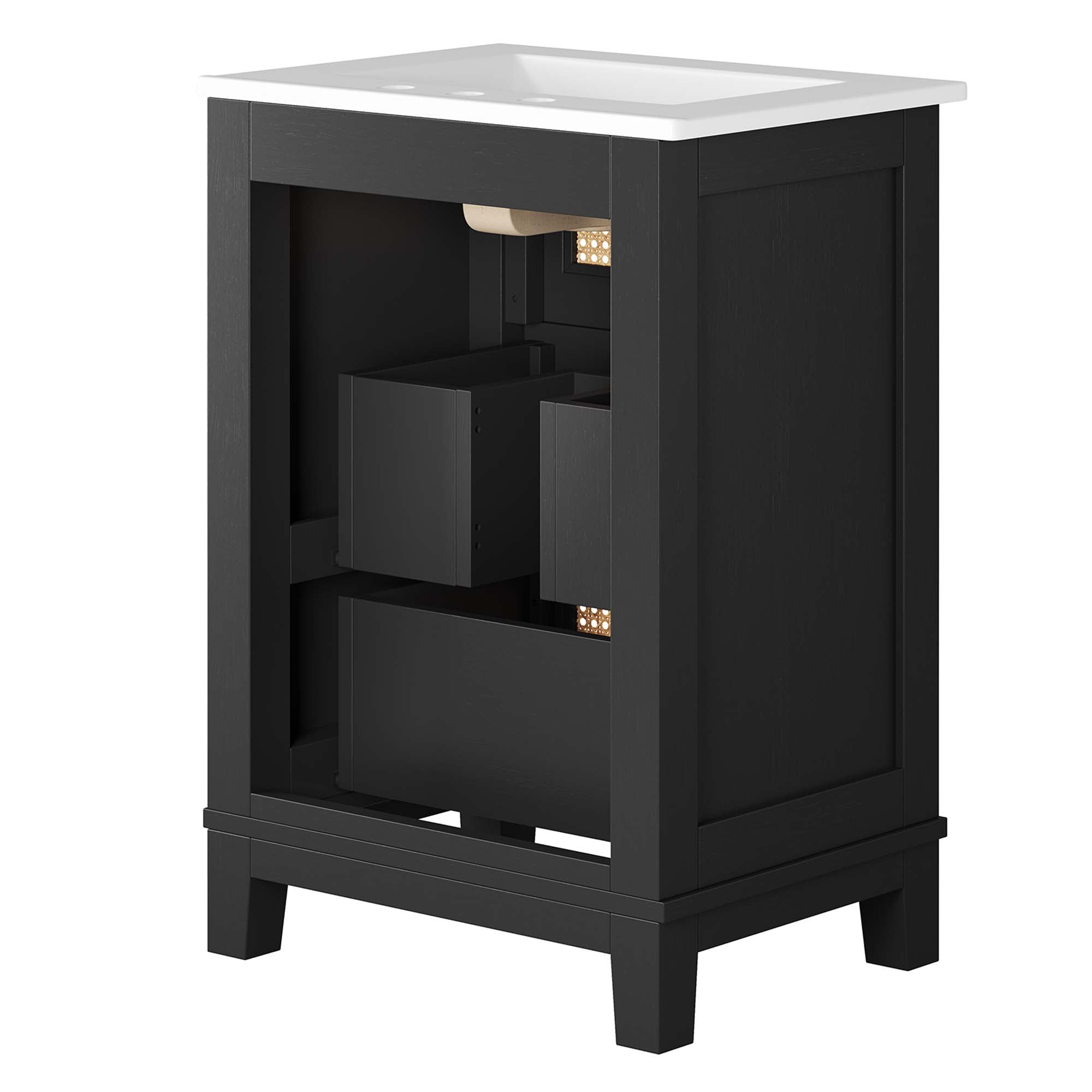 Dixie Bathroom Vanity Basin Included by Modway