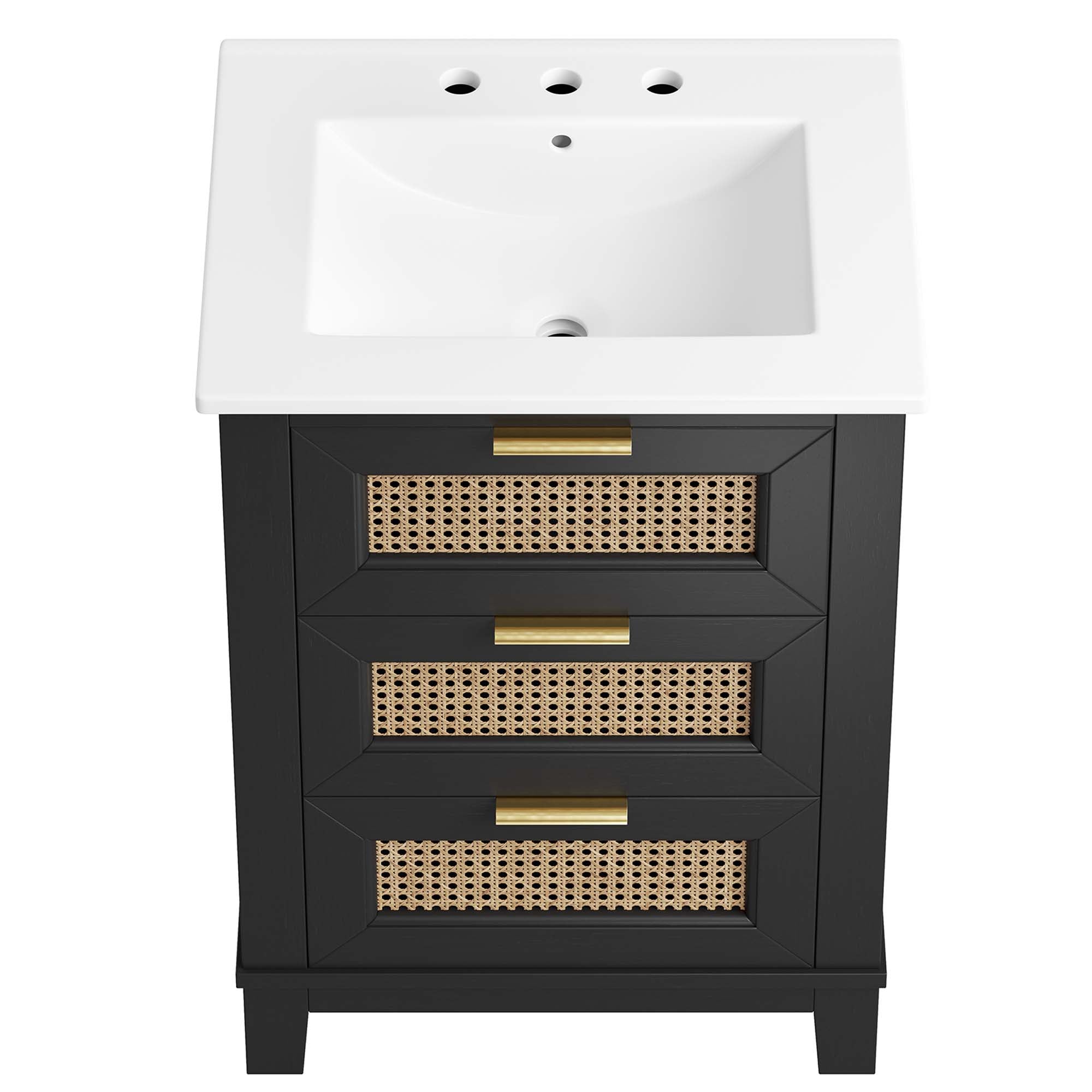 Dixie Bathroom Vanity Basin Included by Modway