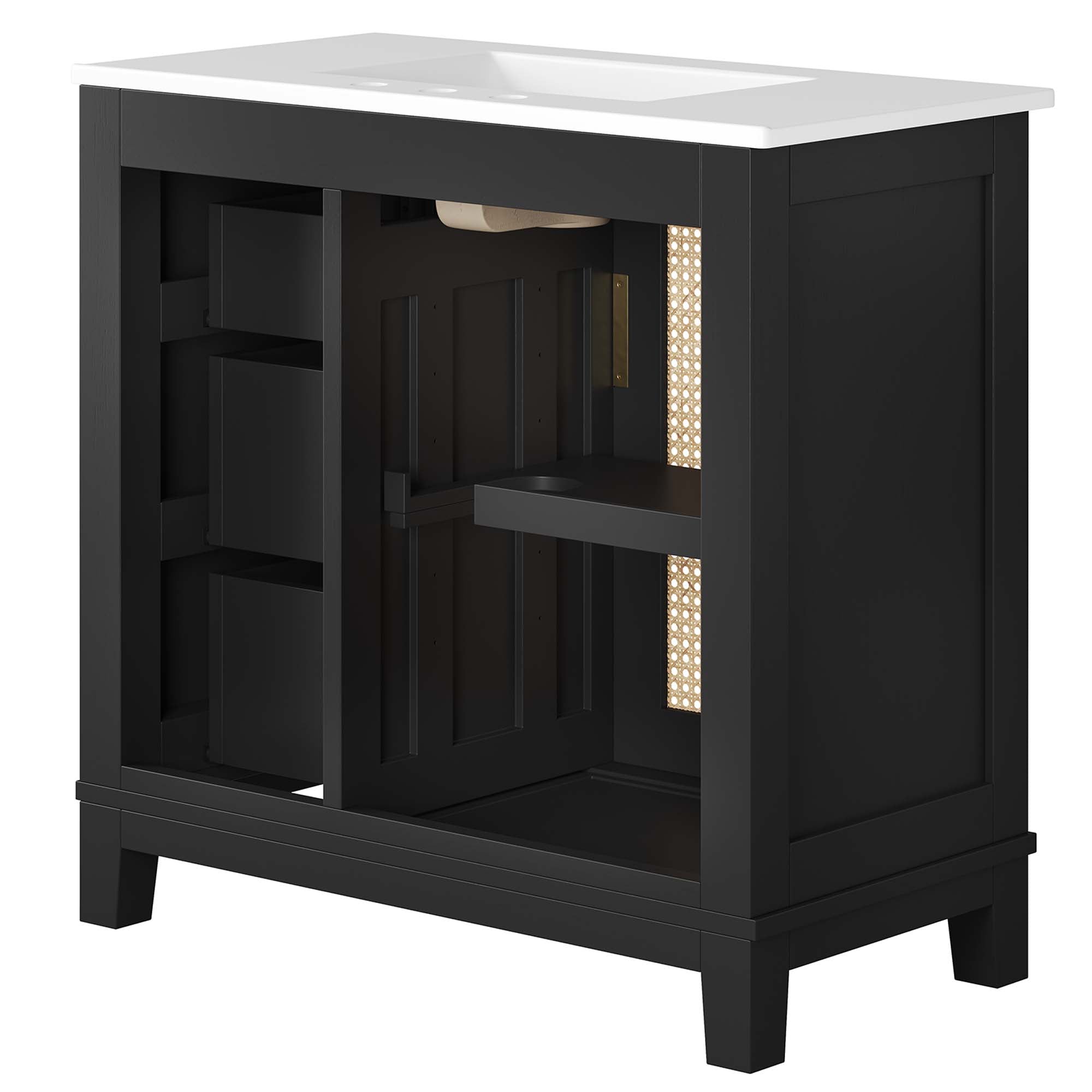 Dixie Bathroom Vanity Basin Included by Modway