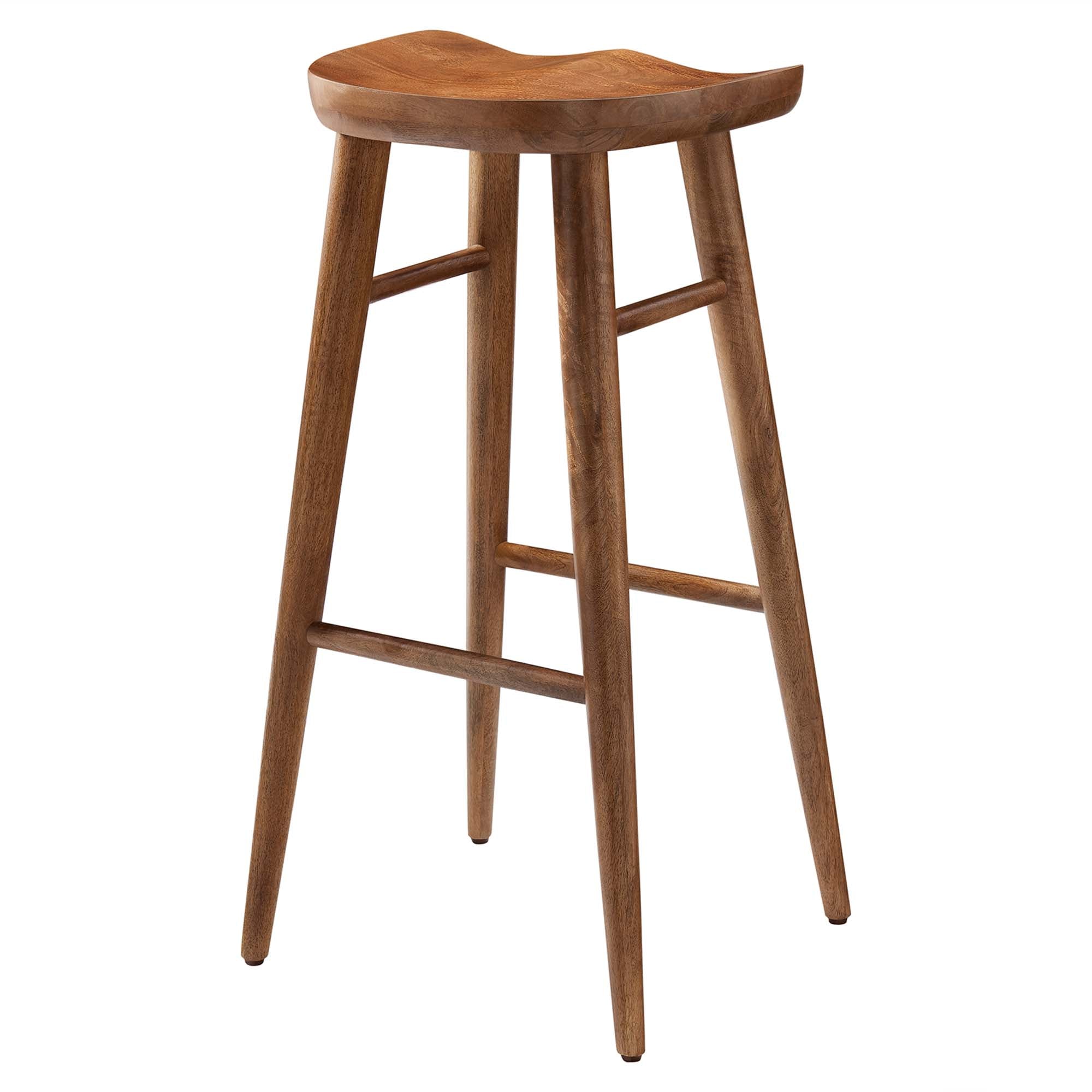 Saville Backless Wood Bar Stools - Set of 2 by Modway