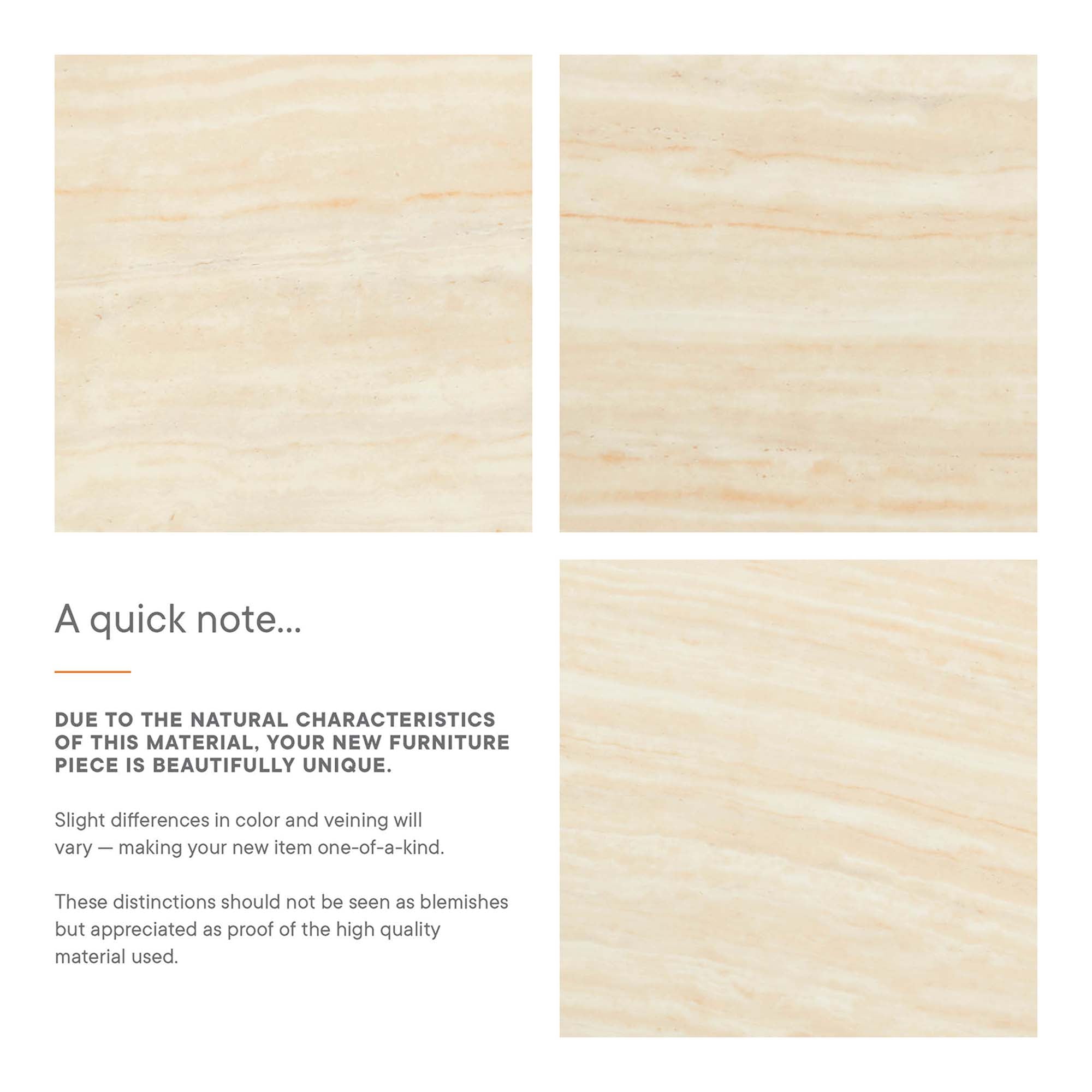 Lippa Round Artificial Travertine Coffee Table by Modway