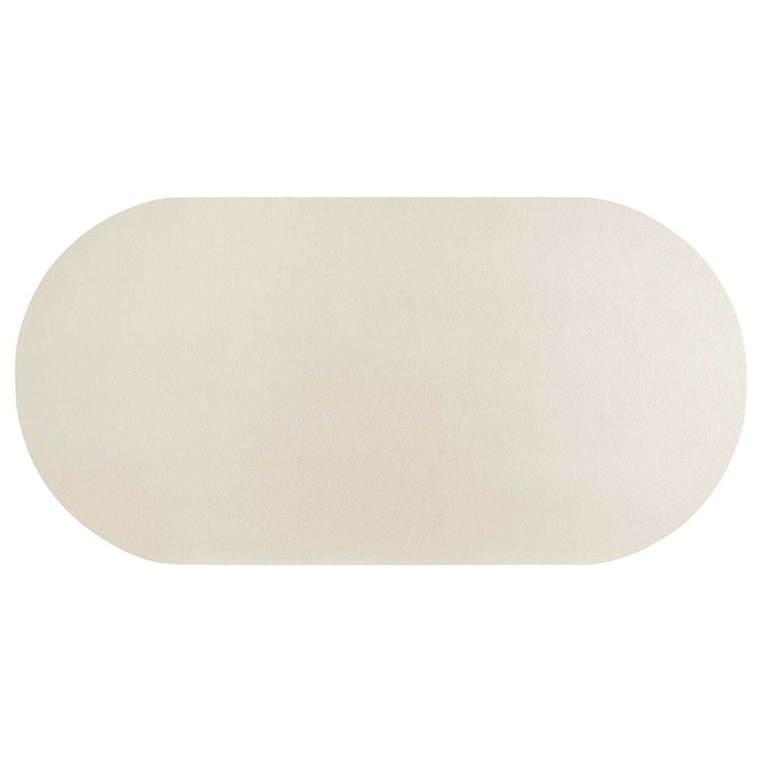 Caspian 72" Oval Concrete Dining Table by Modway
