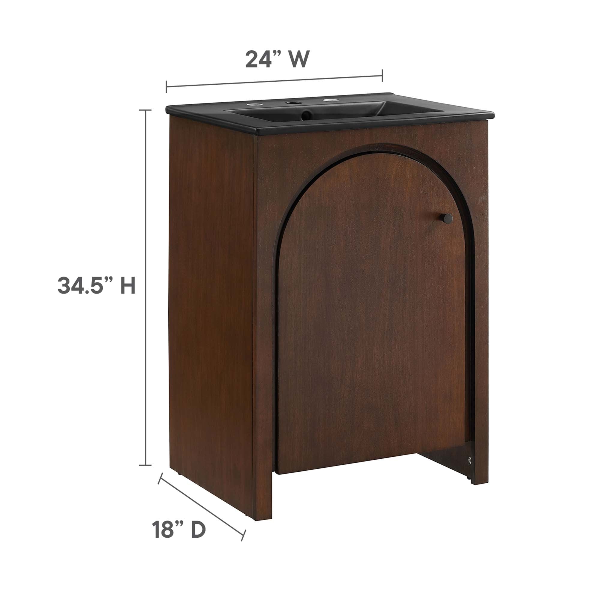 Appia Bathroom Vanity Basin Included by Modway