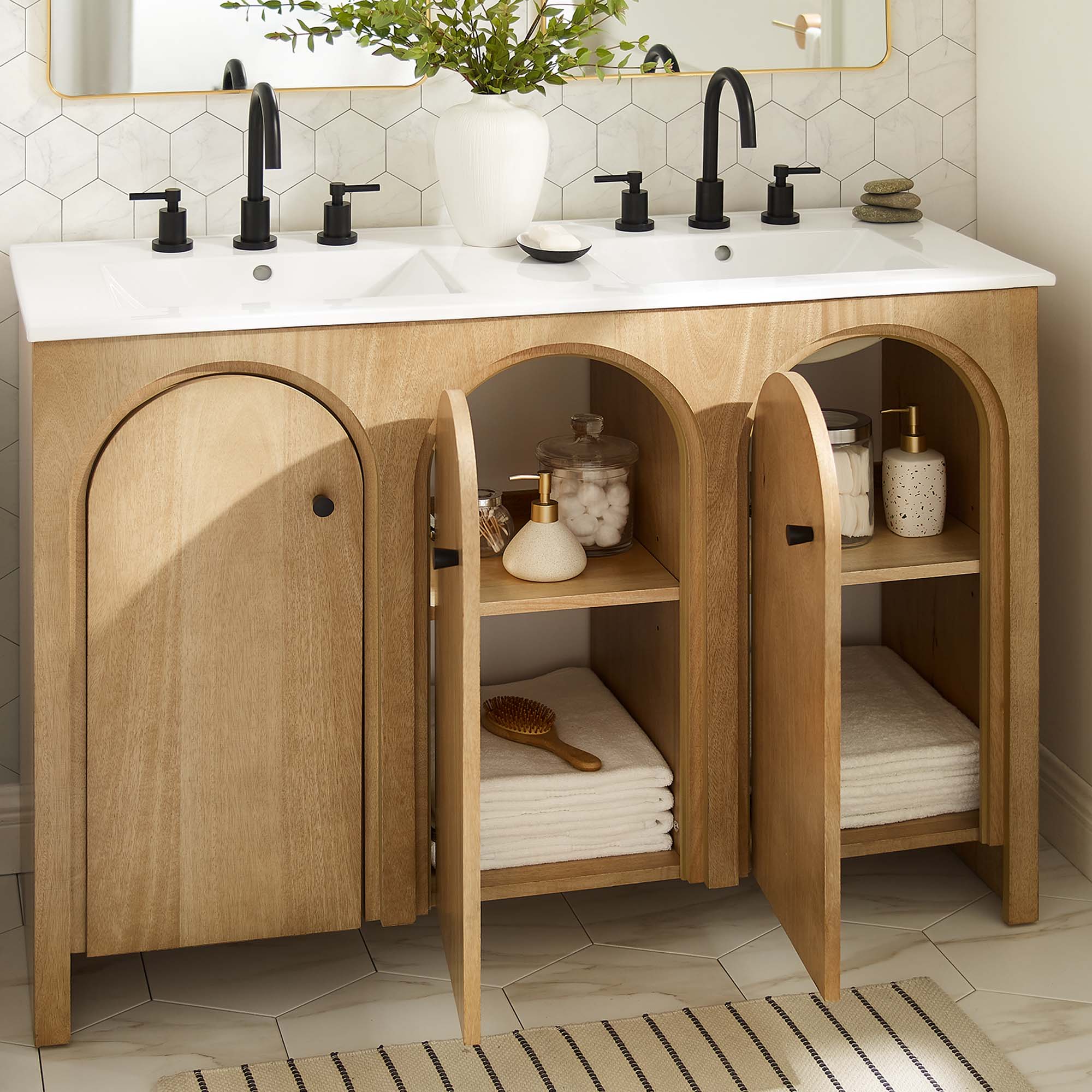 Appia Bathroom Vanity Basin Included by Modway